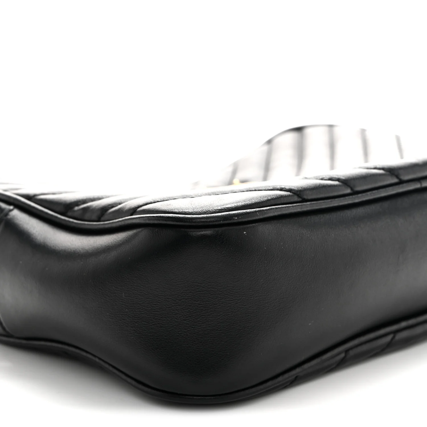 Calfskin Matelasse Monogram Lou Camera Bag Black - Image 8
