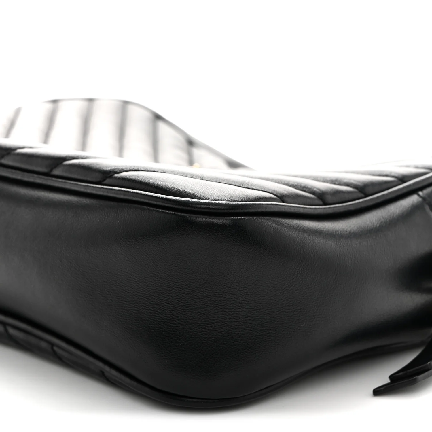 Calfskin Matelasse Monogram Lou Camera Bag Black - Image 9