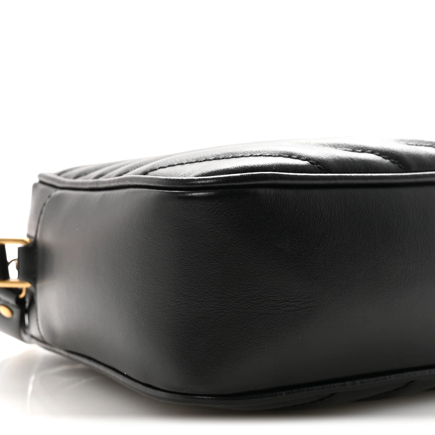 Calfskin Matelasse Monogram Lou Camera Bag Black - Image 8