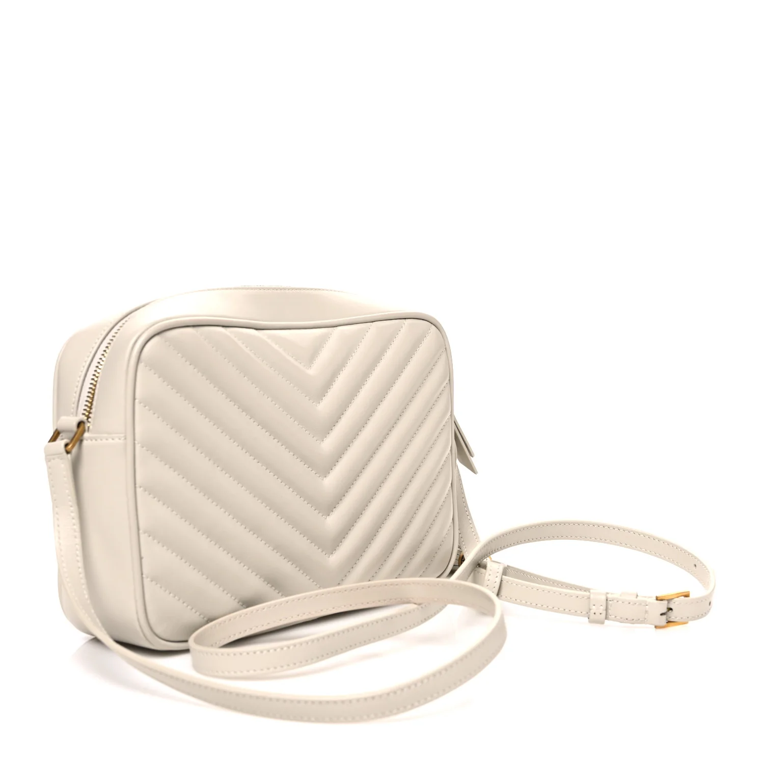 Calfskin Matelasse Monogram Lou Camera Bag Crema Soft - Image 3