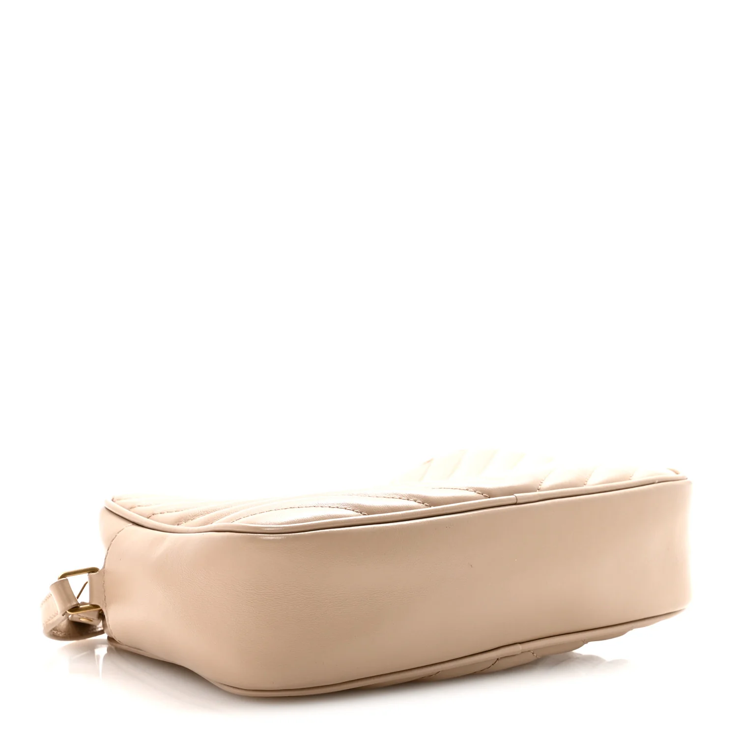 Calfskin Matelasse Monogram Lou Camera Bag Dark Beige - Image 4