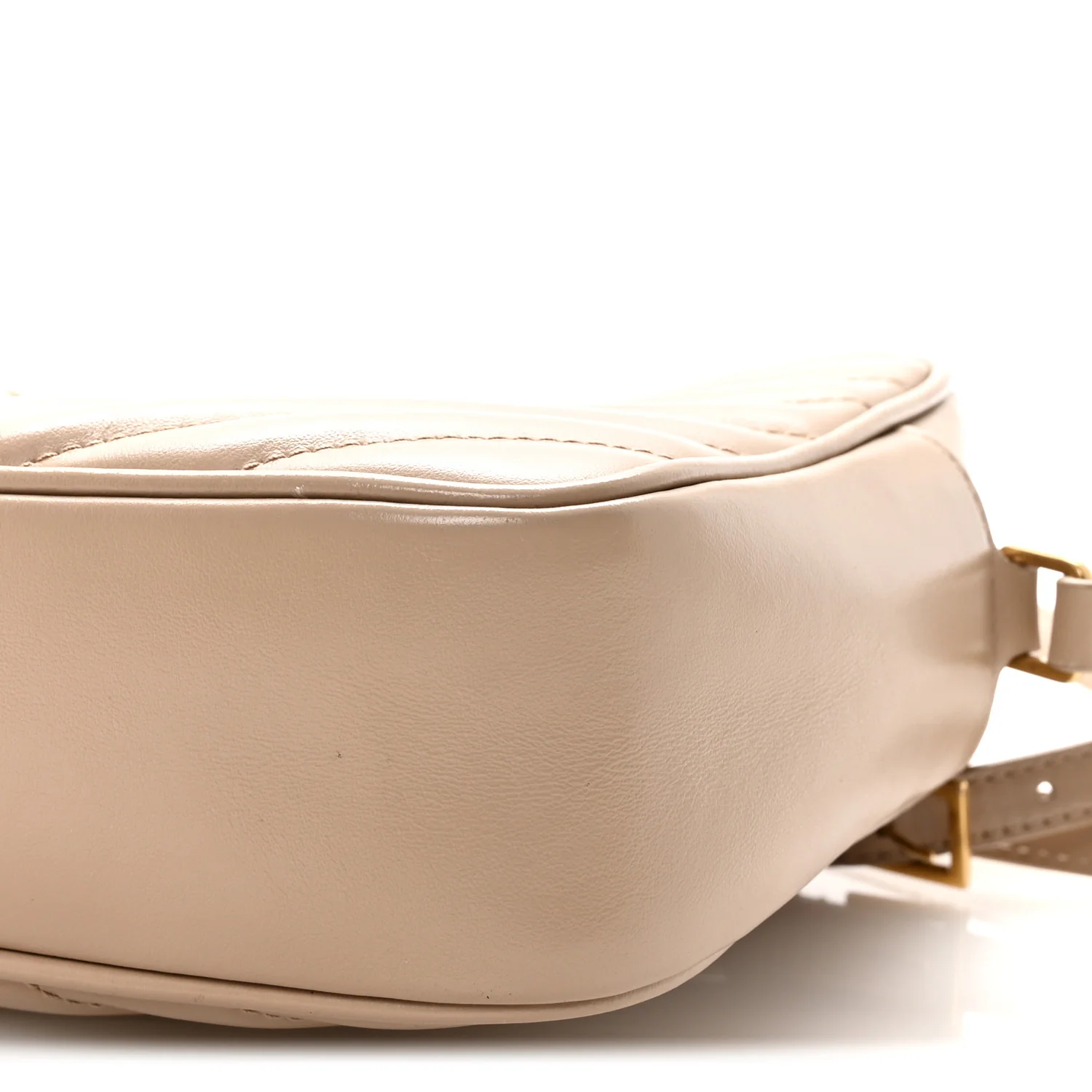 Calfskin Matelasse Monogram Lou Camera Bag Dark Beige - Image 9