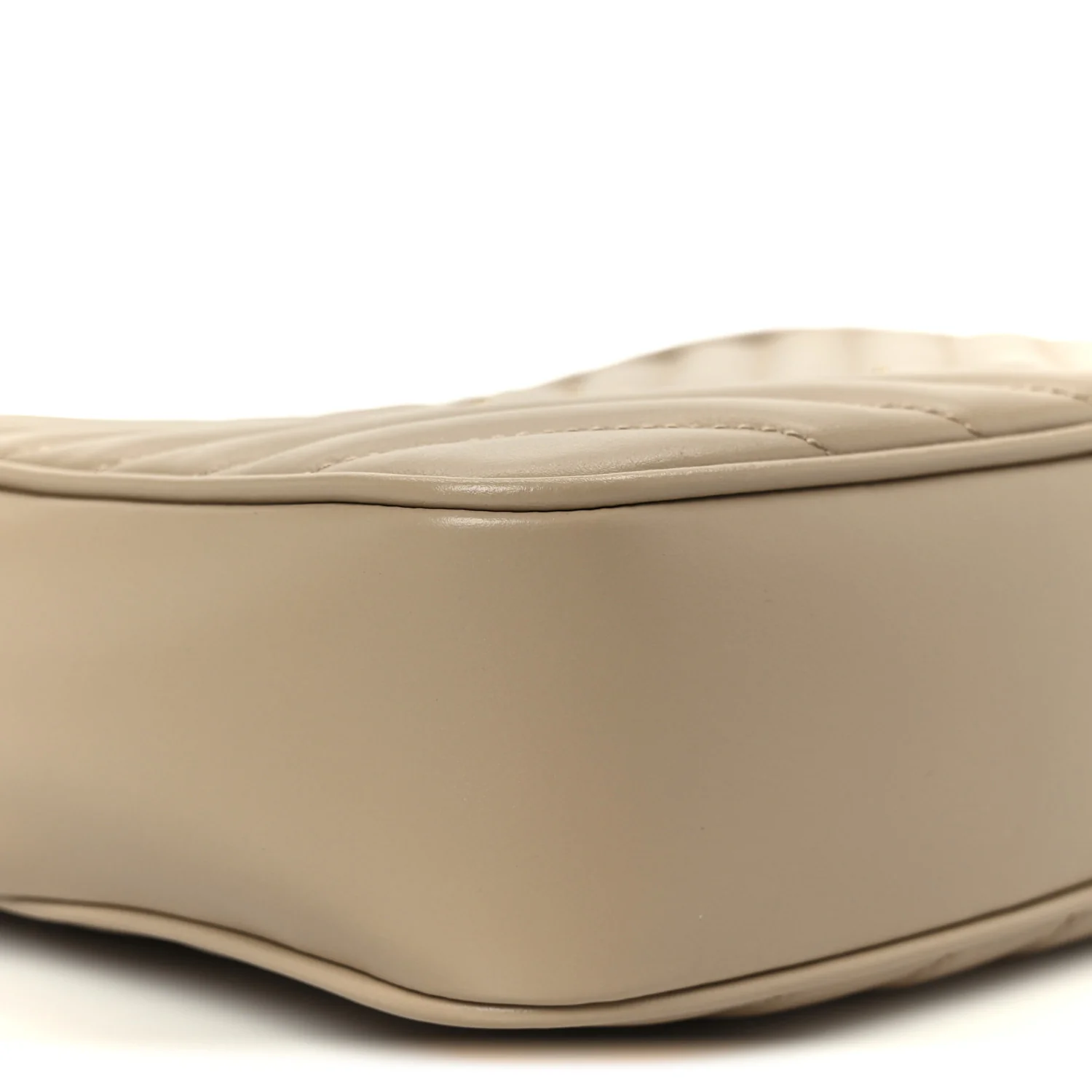 Calfskin Matelasse Monogram Lou Camera Bag Dark Beige - Image 9