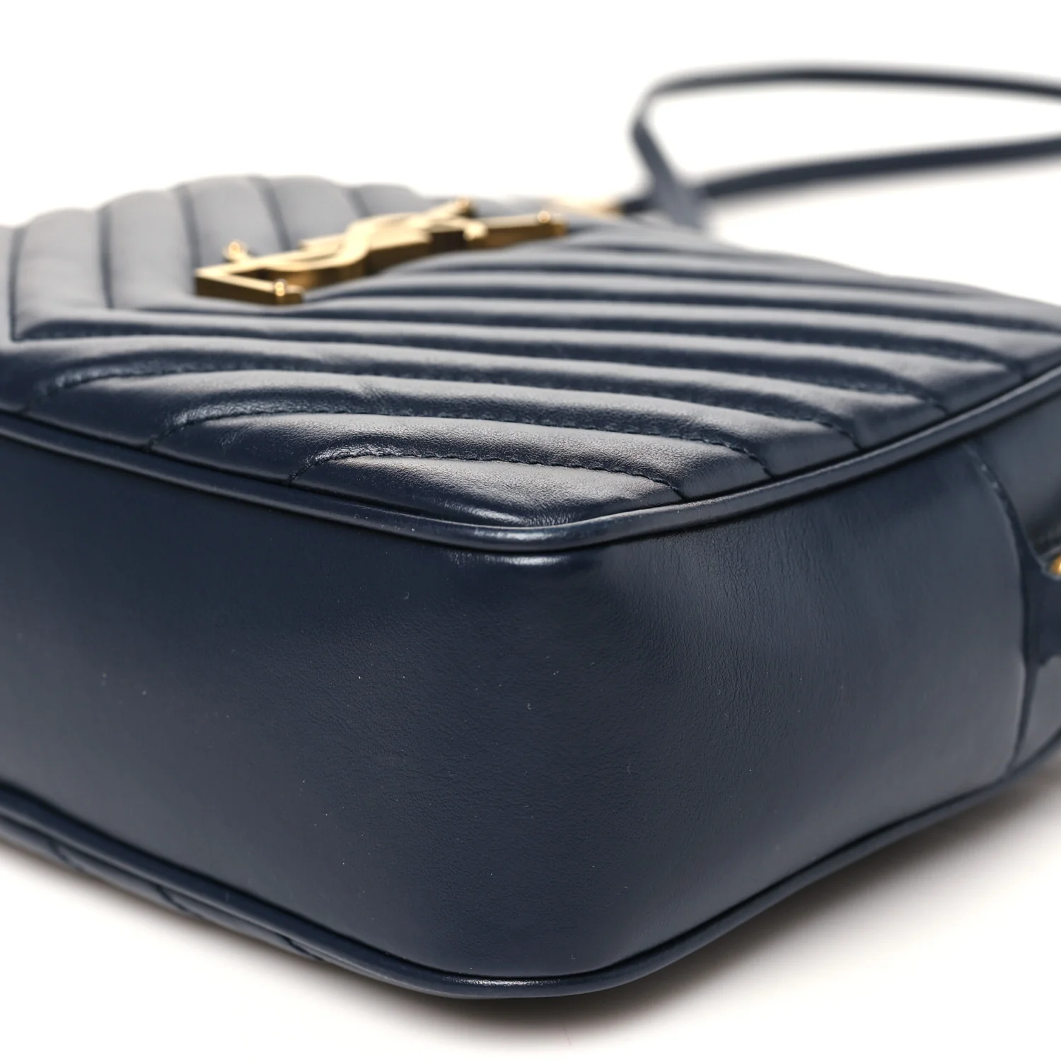 Calfskin Matelasse Monogram Lou Camera Bag Deep Marine - Image 10
