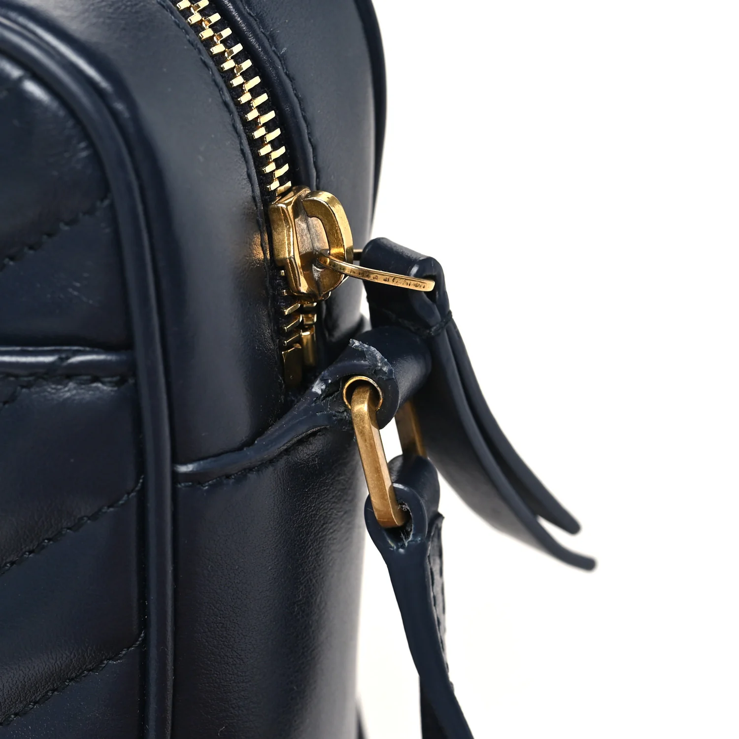 Calfskin Matelasse Monogram Lou Camera Bag Deep Marine - Image 11
