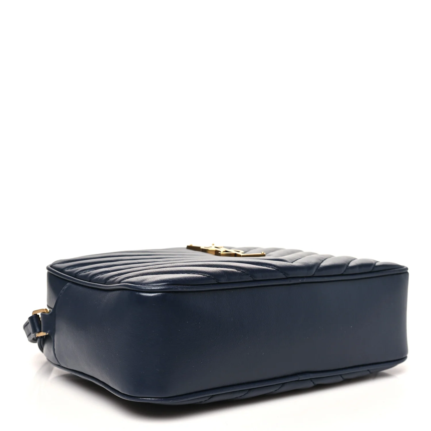 Calfskin Matelasse Monogram Lou Camera Bag Deep Marine - Image 4
