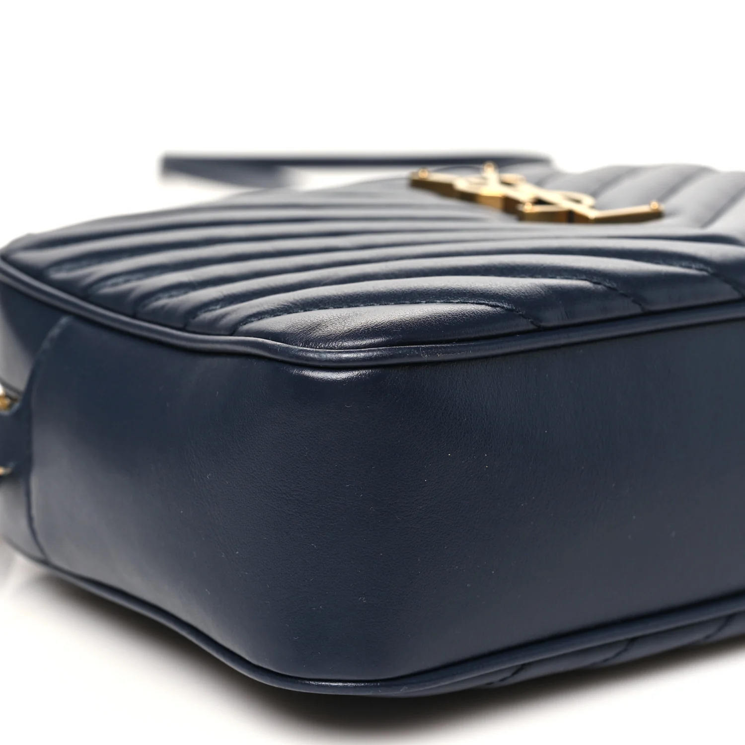 Calfskin Matelasse Monogram Lou Camera Bag Deep Marine - Image 9