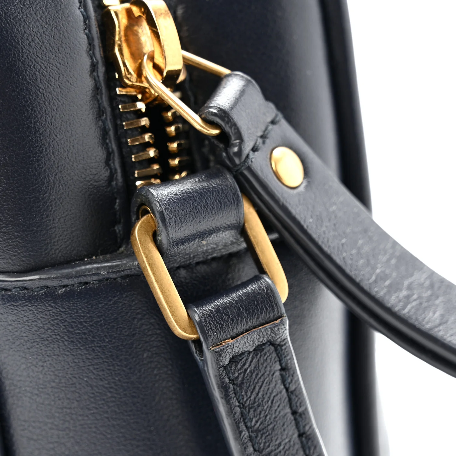 Calfskin Matelasse Monogram Lou Camera Bag Deep Marine - Image 13