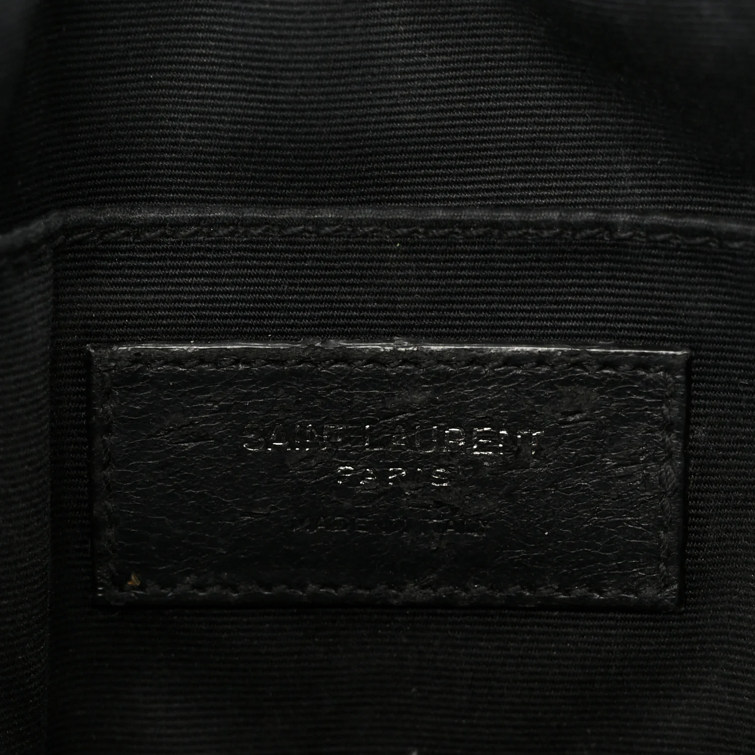 Calfskin Matelasse Monogram Monochrome Lou Camera Bag Black - Image 6