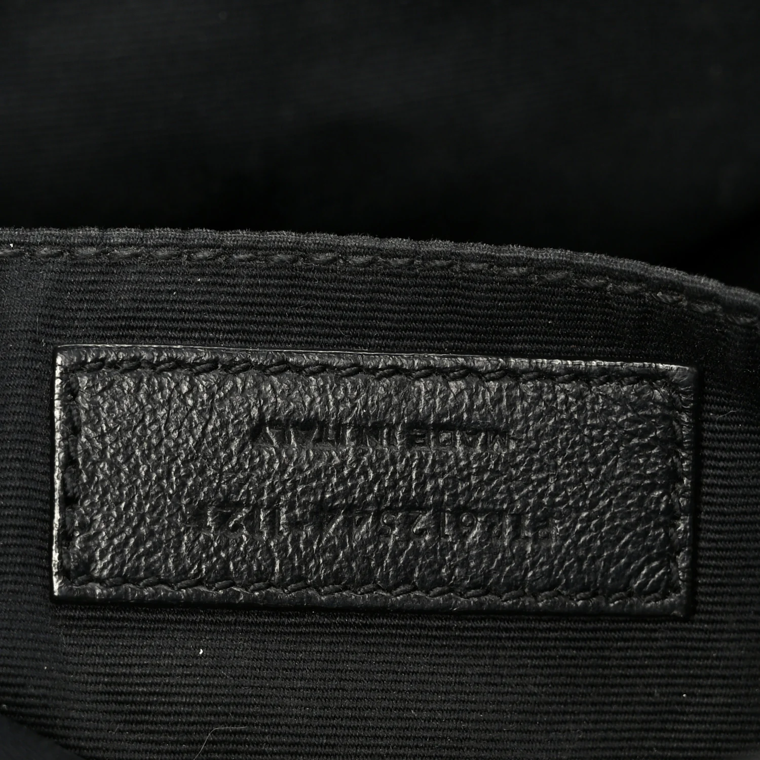 Calfskin Matelasse Monogram Monochrome Lou Camera Bag Black - Image 7