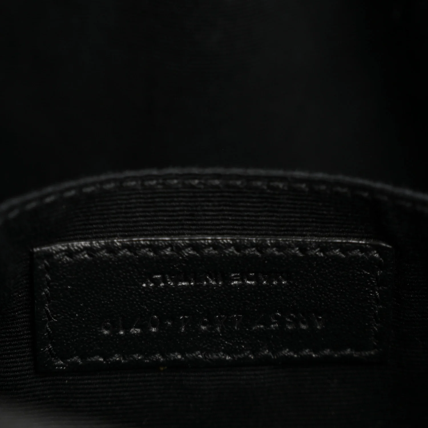 Calfskin Matelasse Monogram Monochrome Lou Camera Bag Black - Image 7