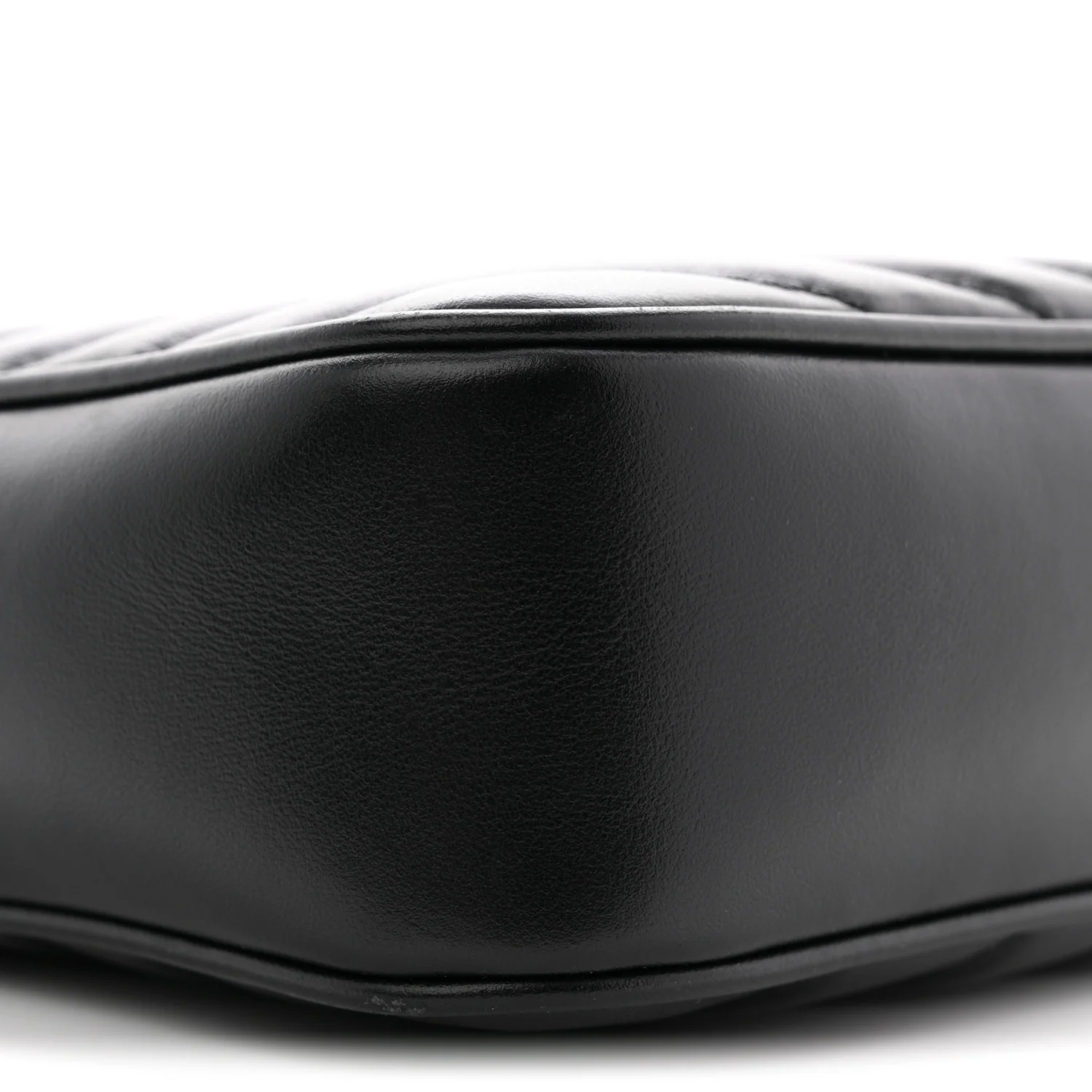 Calfskin Matelasse Monogram Monochrome Lou Camera Bag Black - Image 9