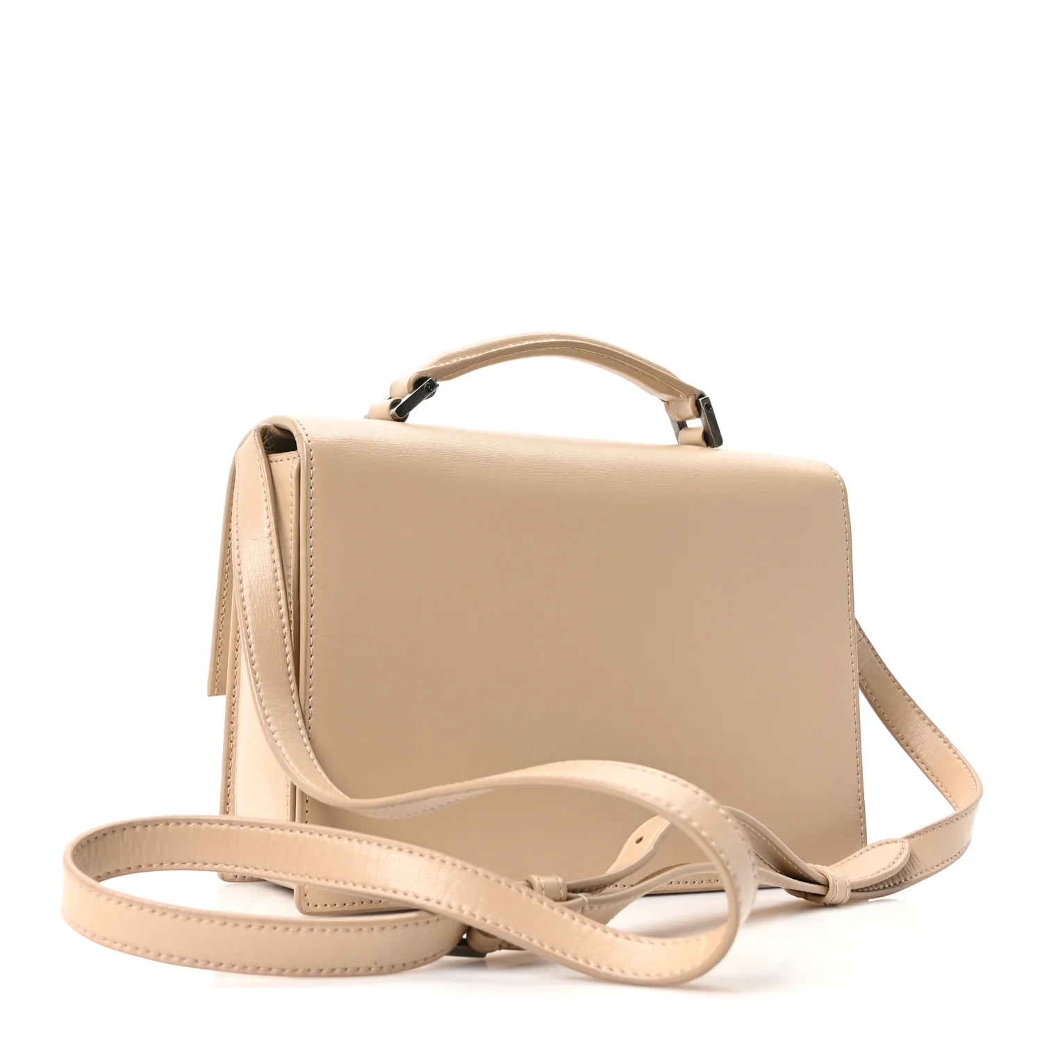 Calfskin Medium Bellechasse Satchel Beige - Image 2