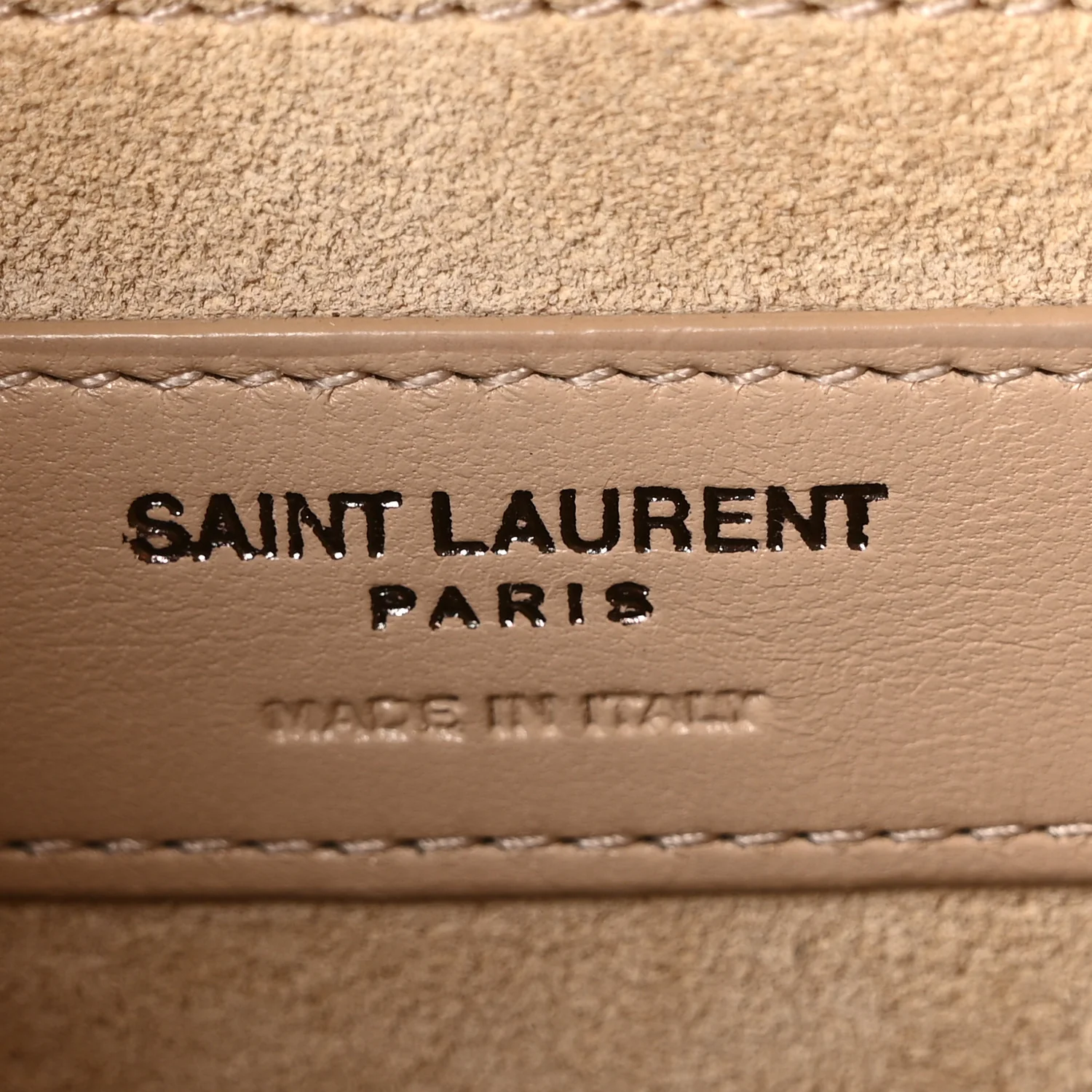 Calfskin Medium Bellechasse Satchel Beige - Image 5