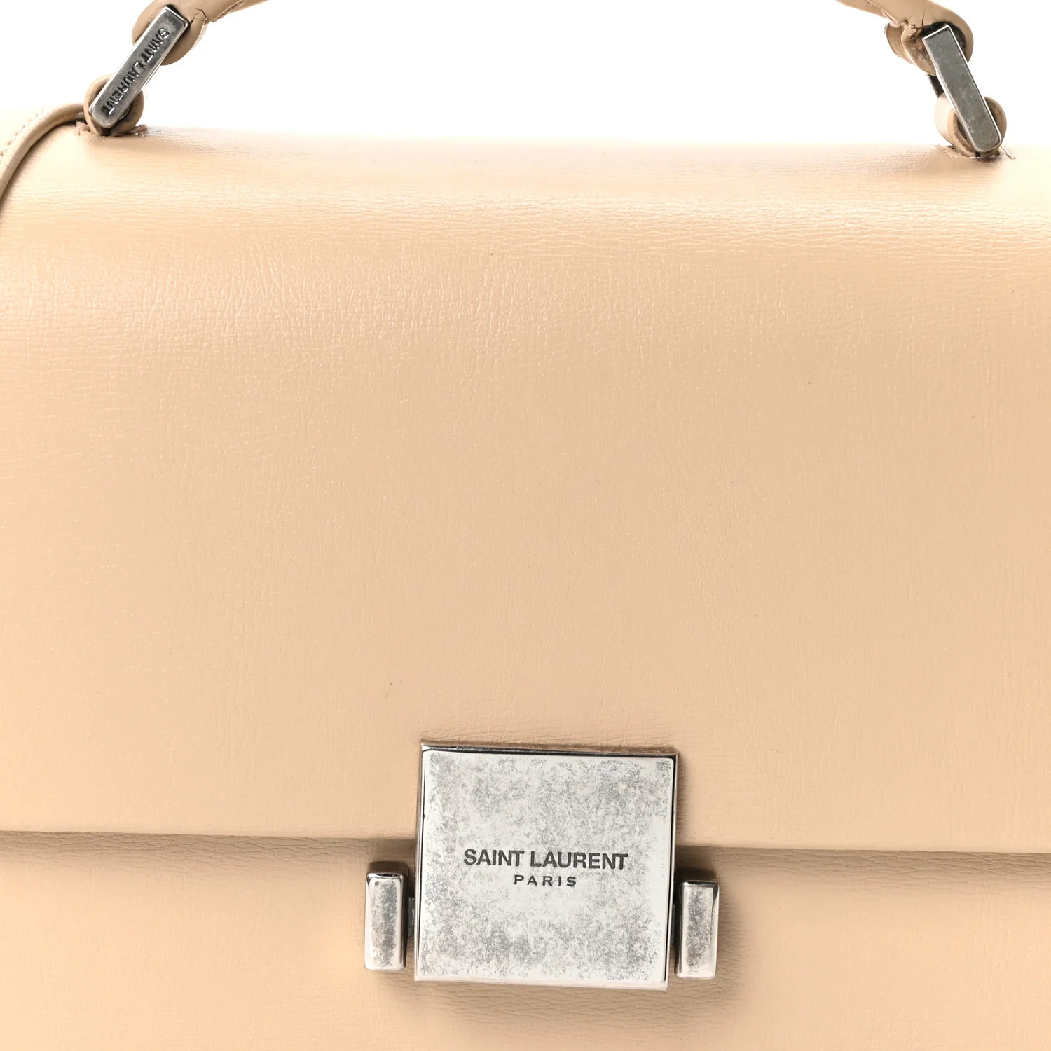 Calfskin Medium Bellechasse Satchel Beige - Image 7