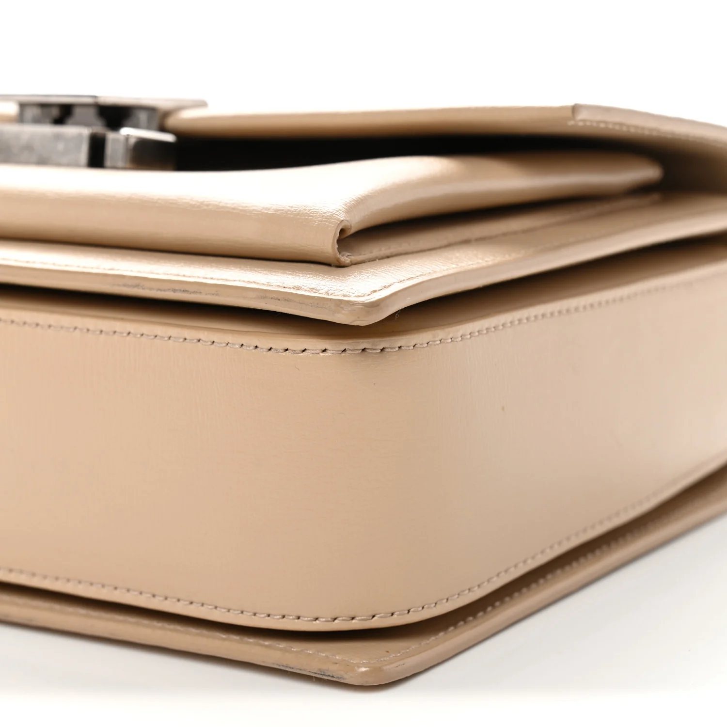 Calfskin Medium Bellechasse Satchel Nude Powder - Image 10