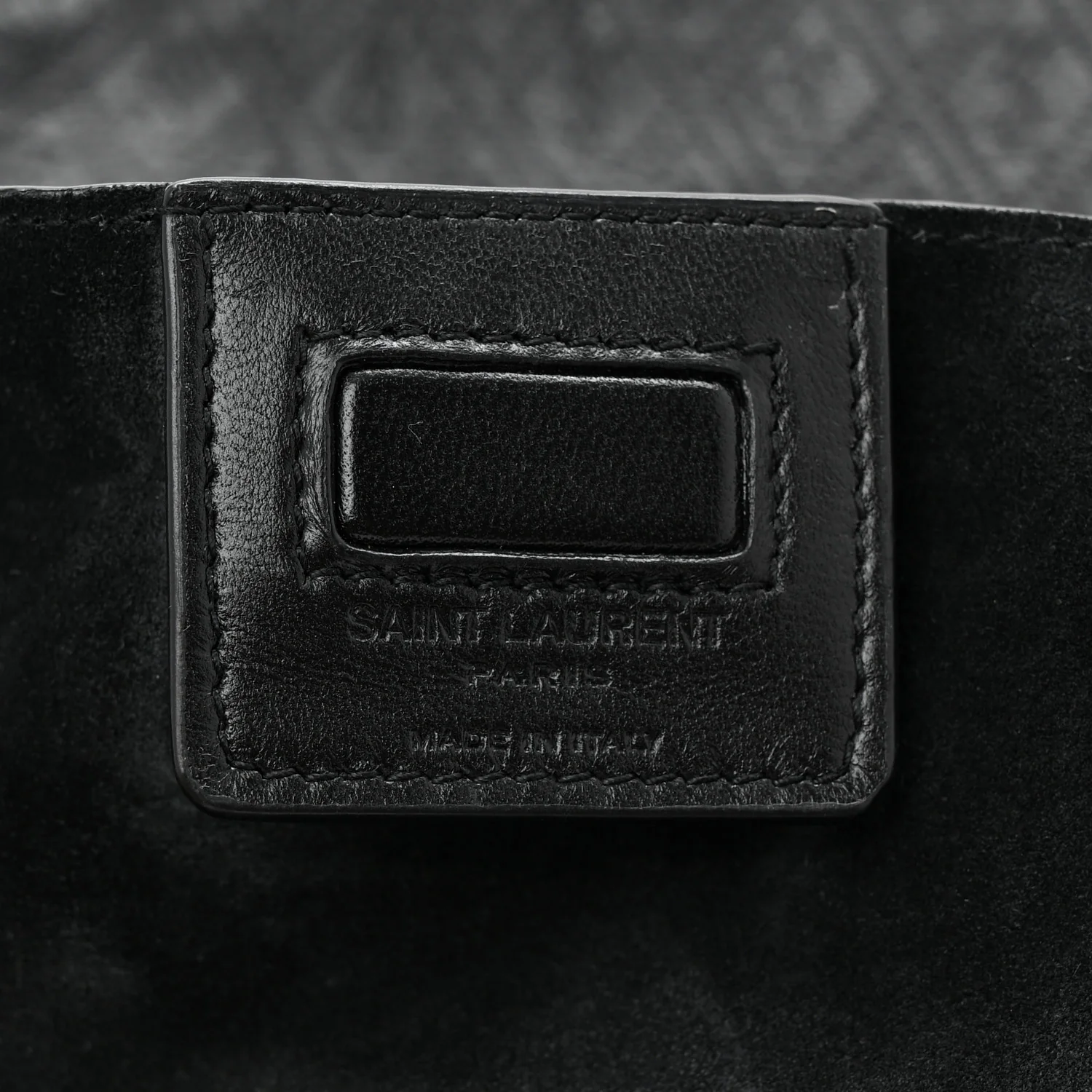 Calfskin Monogram Deli Paper Bag  Vintage Black - Image 6