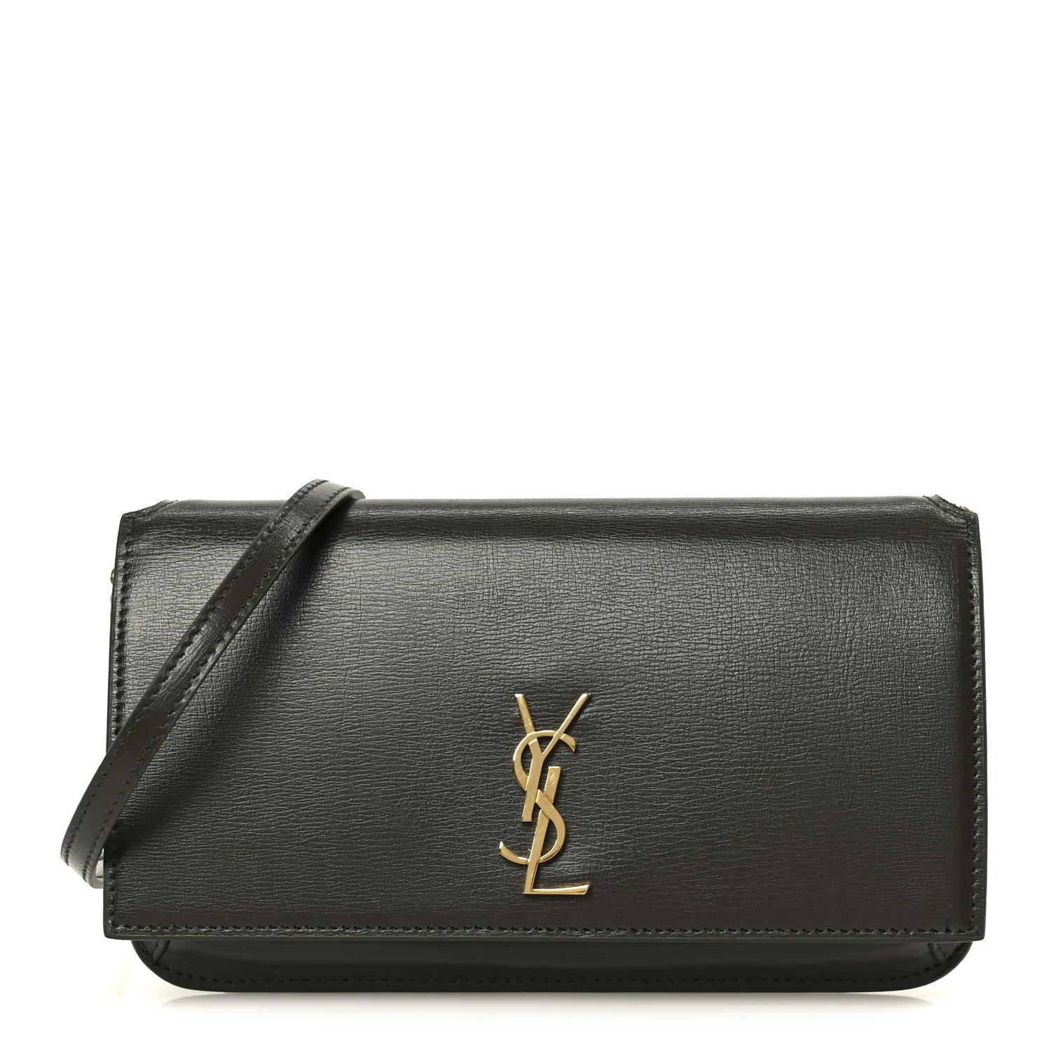 Calfskin Monogram Phone Holder Crossbody Deep Musk