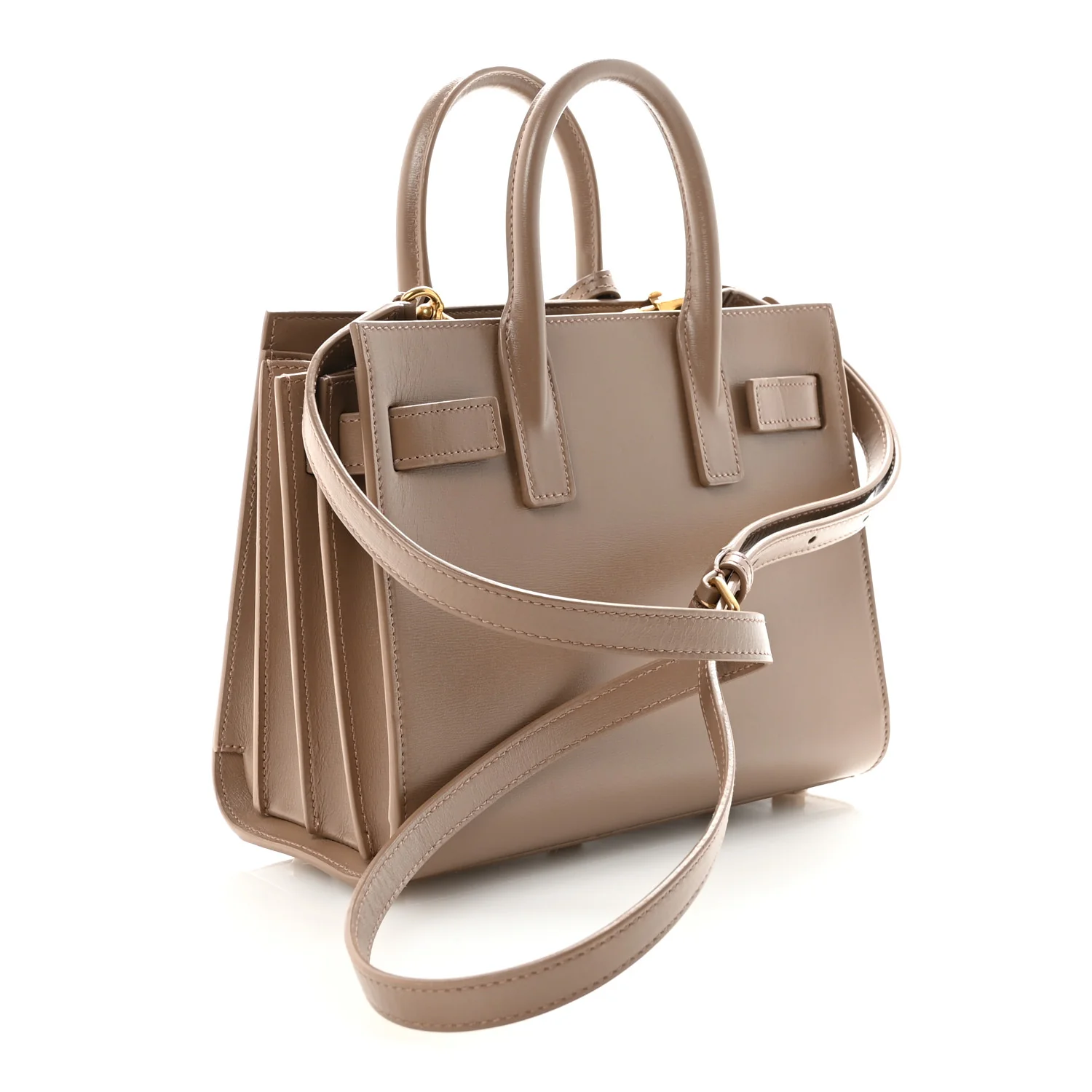 Calfskin Nano Sac De Jour Dark Beige - Image 3
