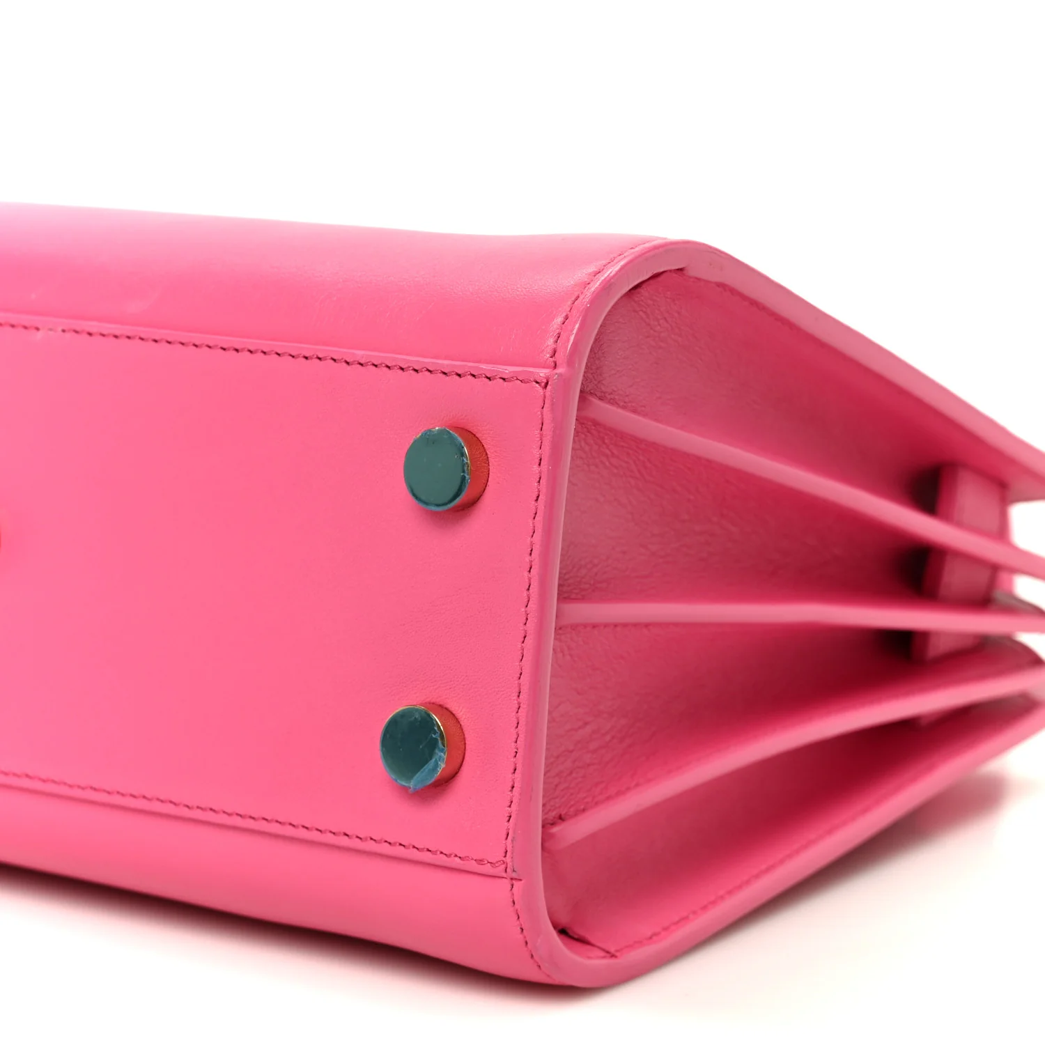Calfskin Nano Sac De Jour Lipstick Fuchsia - Image 11