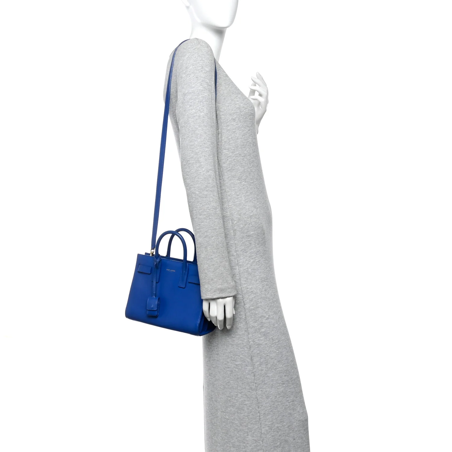 Calfskin Nano Sac De Jour Royal Blue - Image 2