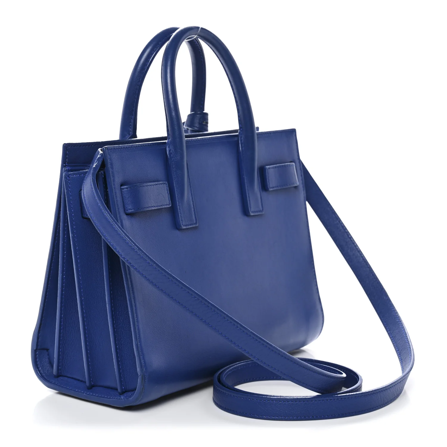 Calfskin Nano Sac De Jour Royal Blue - Image 3