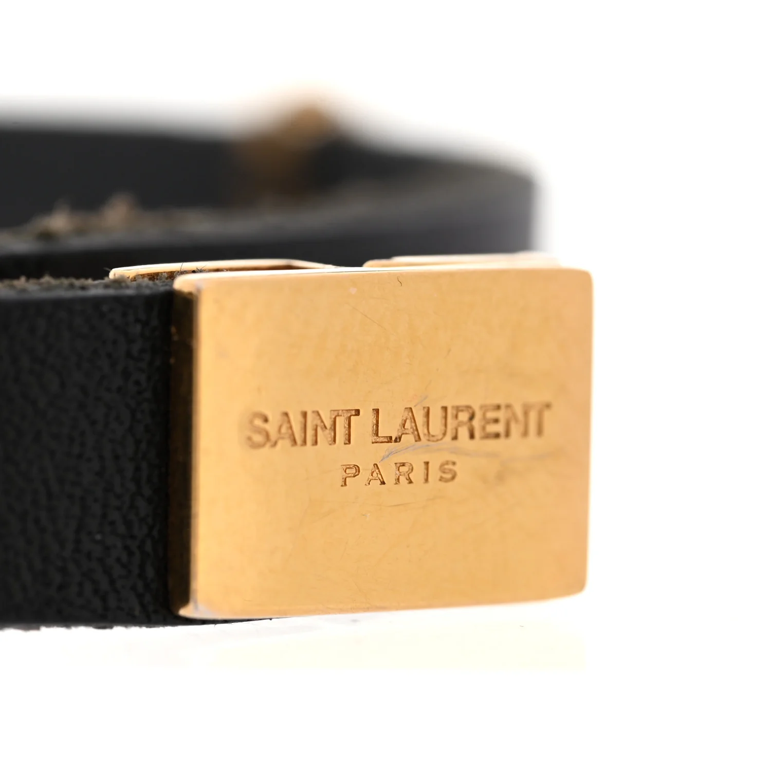 Calfskin Opyum Double Wrap Bracelet Black - Image 4