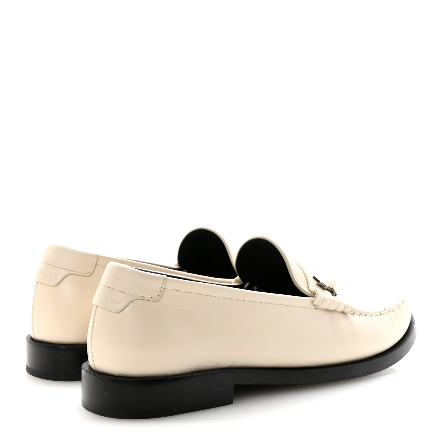 Calfskin Penny Loafers 38 Pearl - Image 5