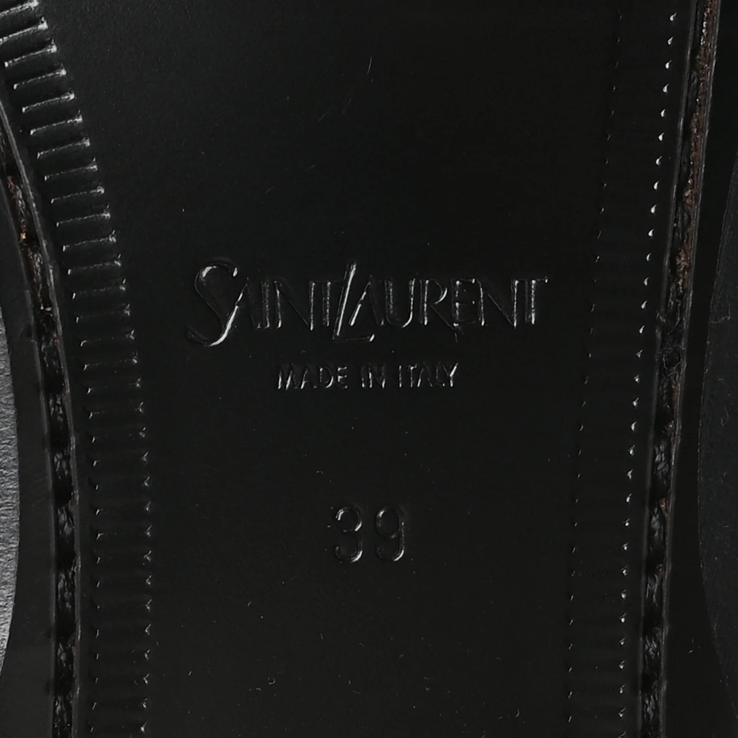 Calfskin Penny Loafers 39 Black - Image 7