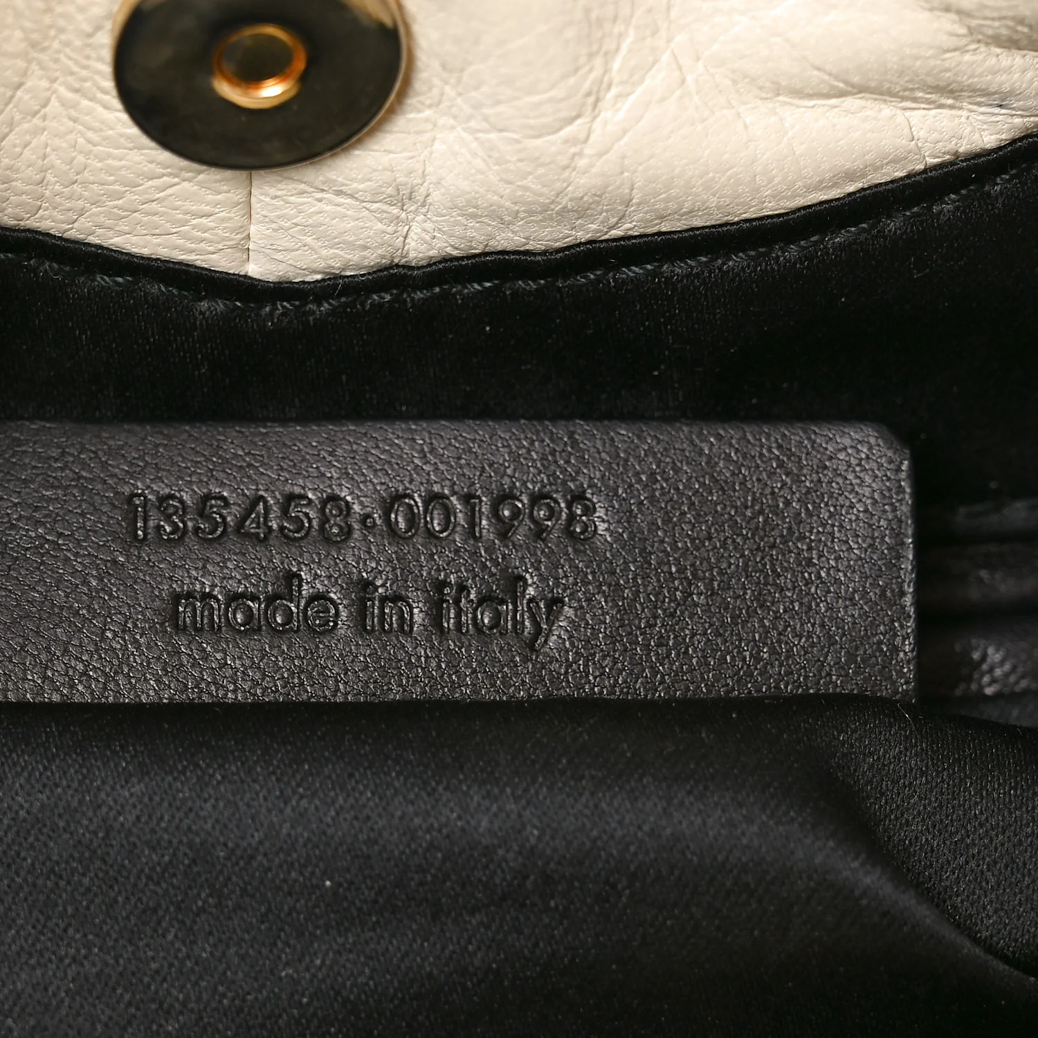 Calfskin Pleated Mombasa Hobo Off White - Image 6