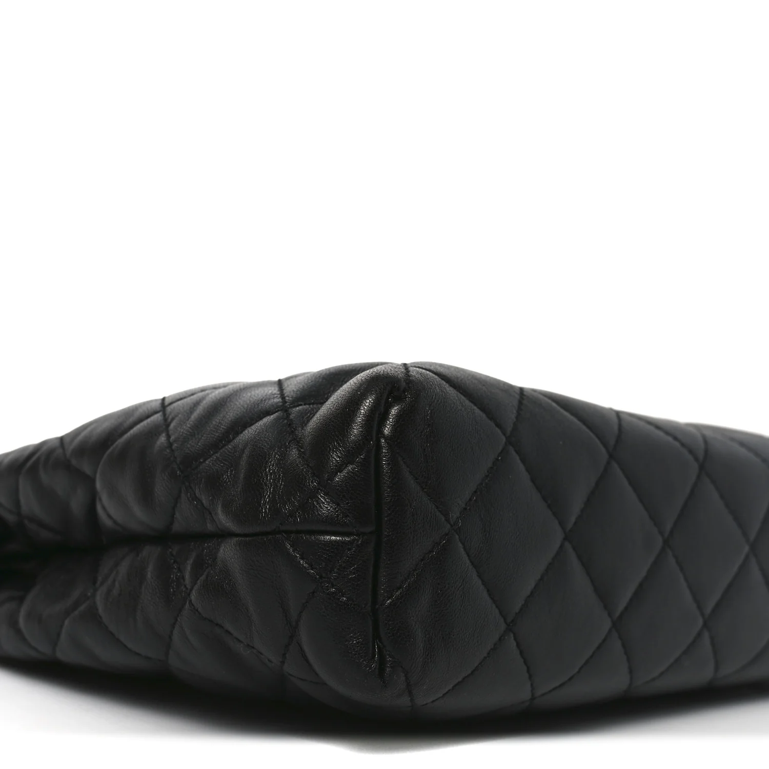 Calfskin Quilted Cassandre Large Cosmetic Pouch Black - Image 8