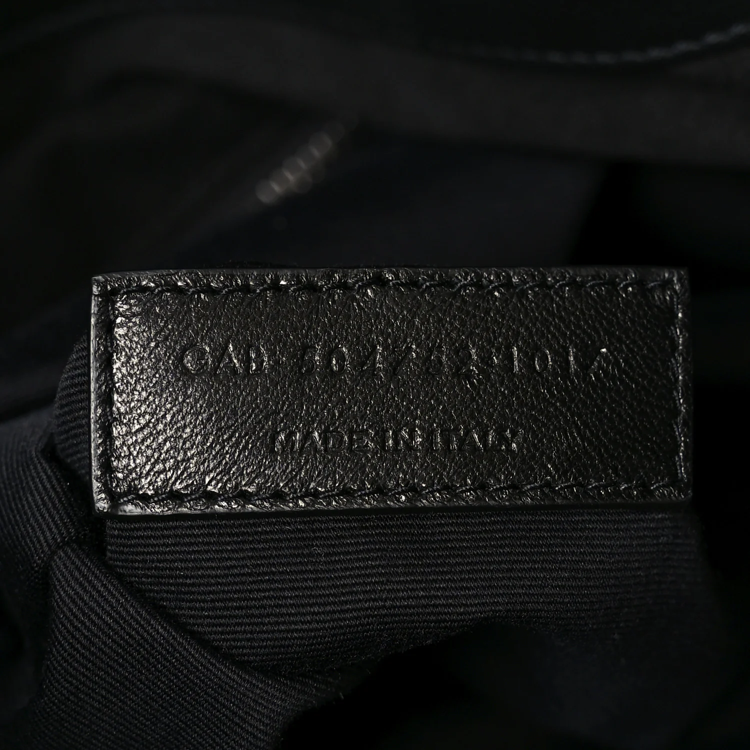 Calfskin Ring Tote Black Brown - Image 7