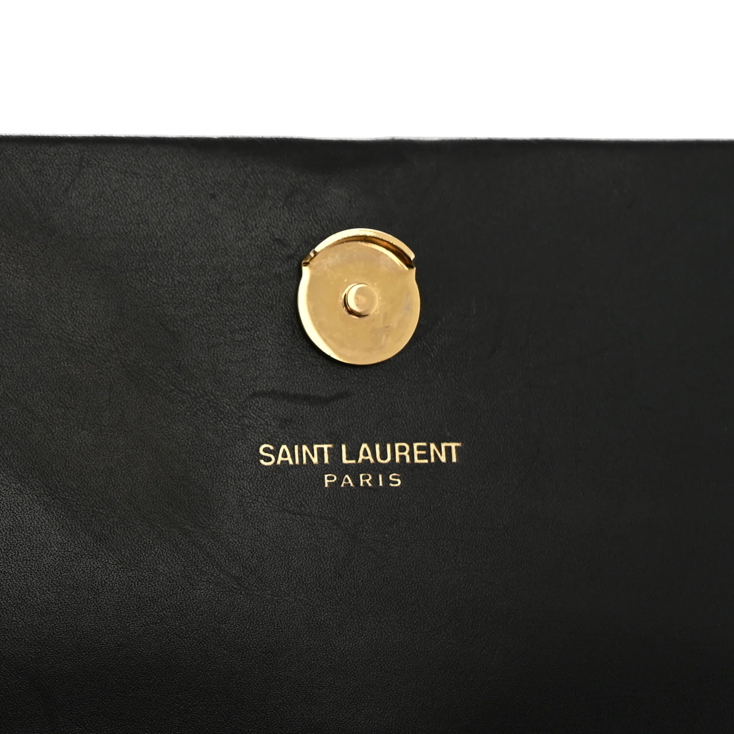 Calfskin Small Classic Monogram Kate Tassel Satchel Black - Image 11