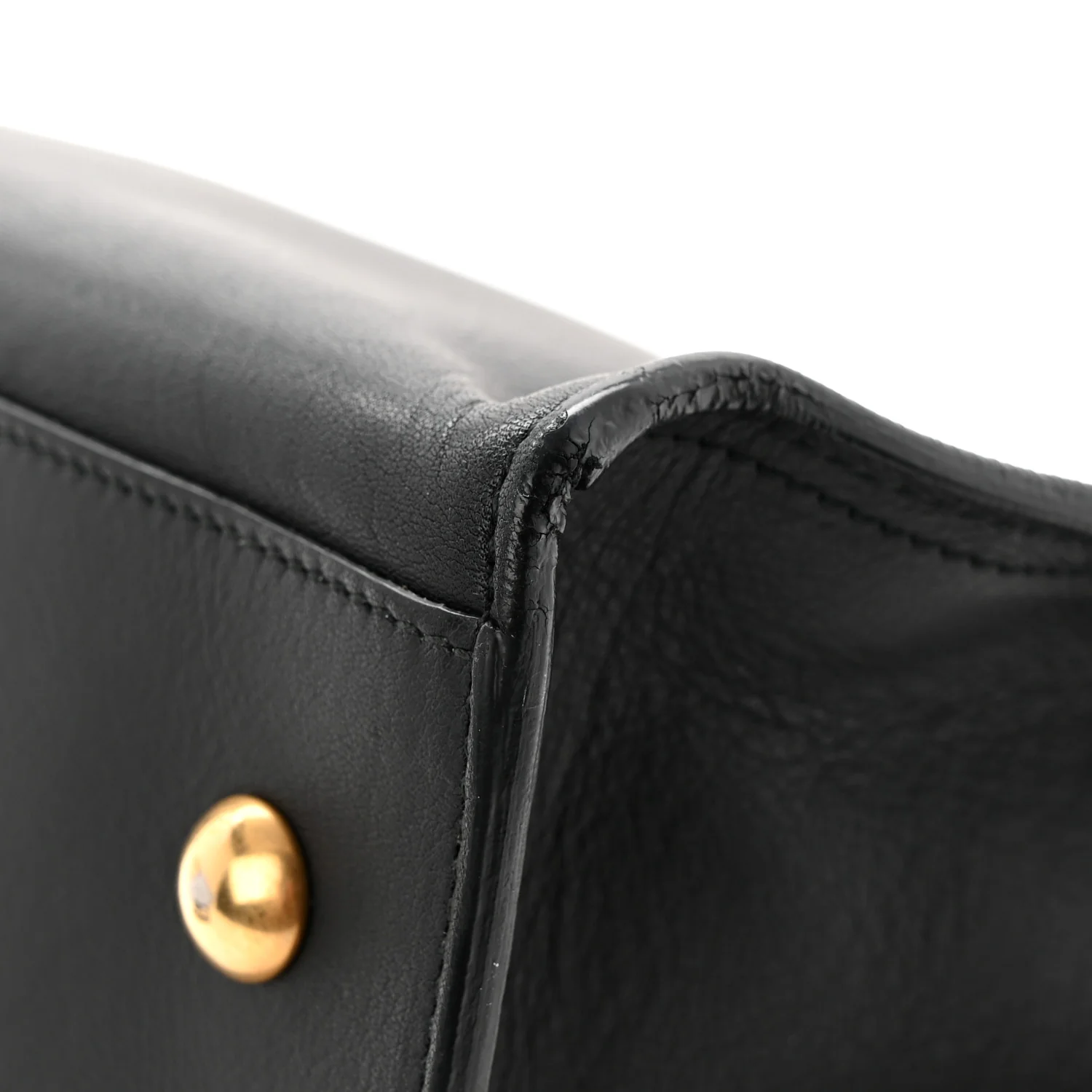 Calfskin Small Classic Y Cabas Black - Image 11