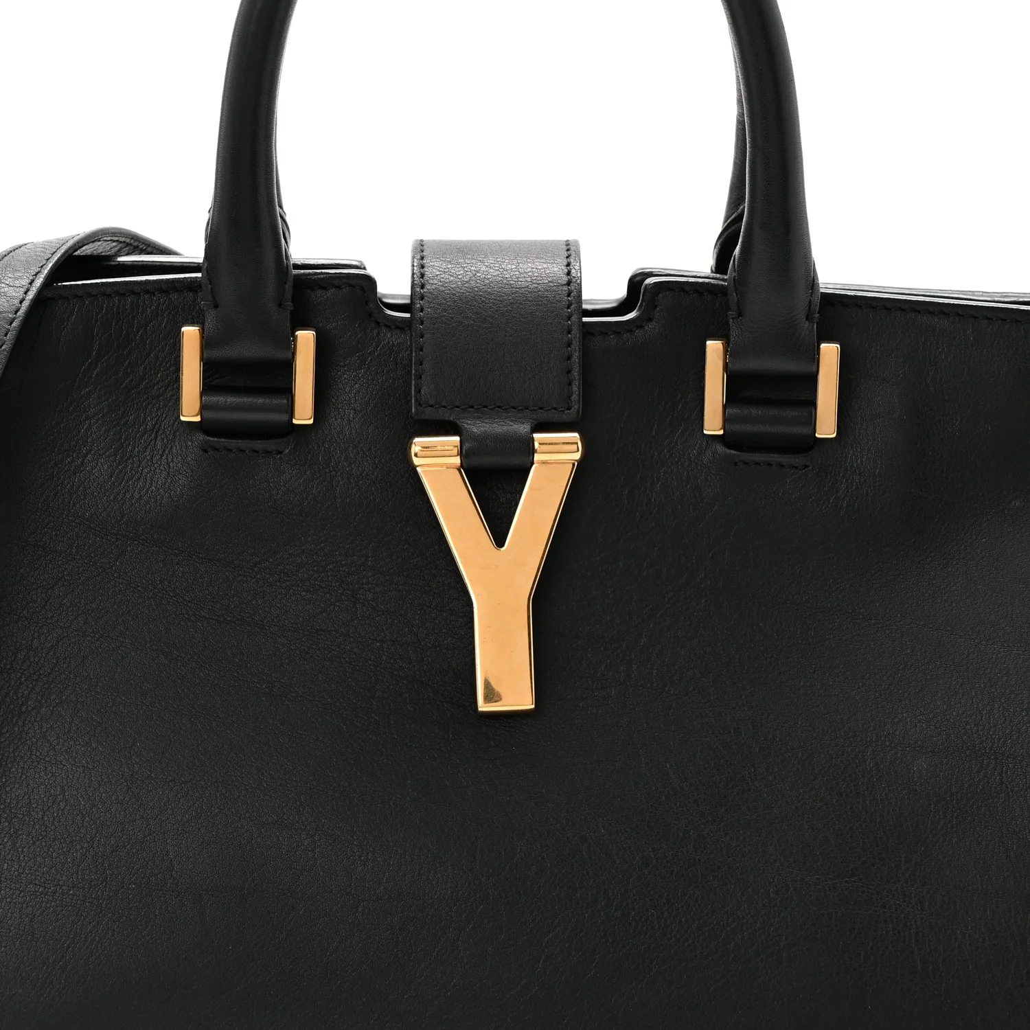 Calfskin Small Classic Y Cabas Black - Image 8