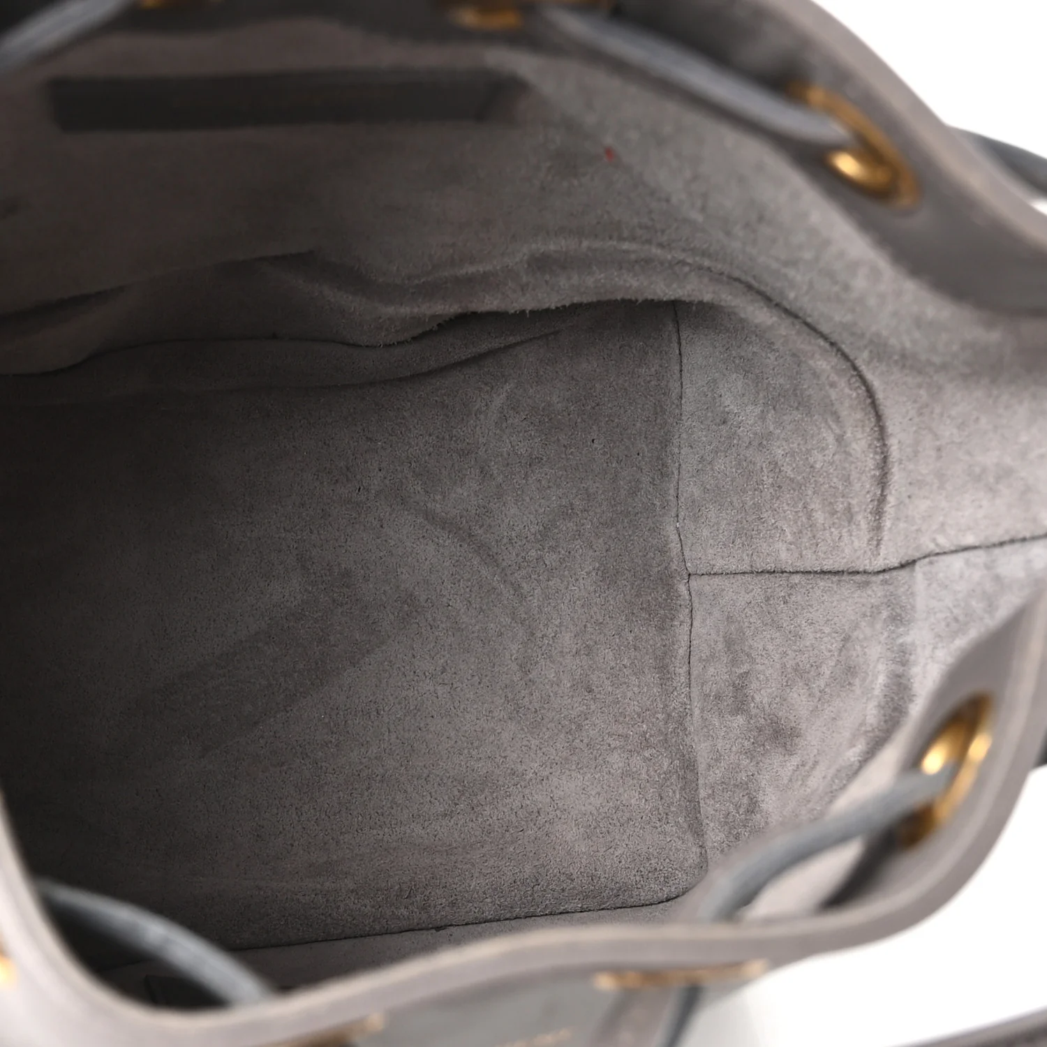 Calfskin Small Emmanuelle Bucket Bag Fog - Image 5