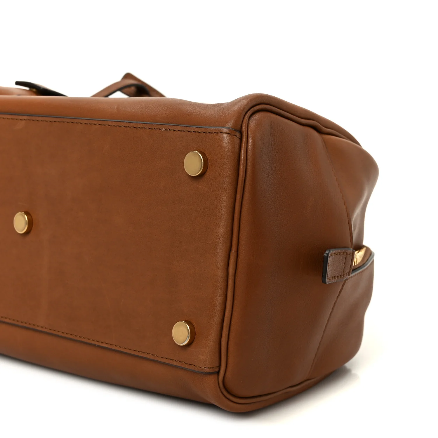 Calfskin Small Sac De Jour Boston Handle Toasted Brown - Image 11
