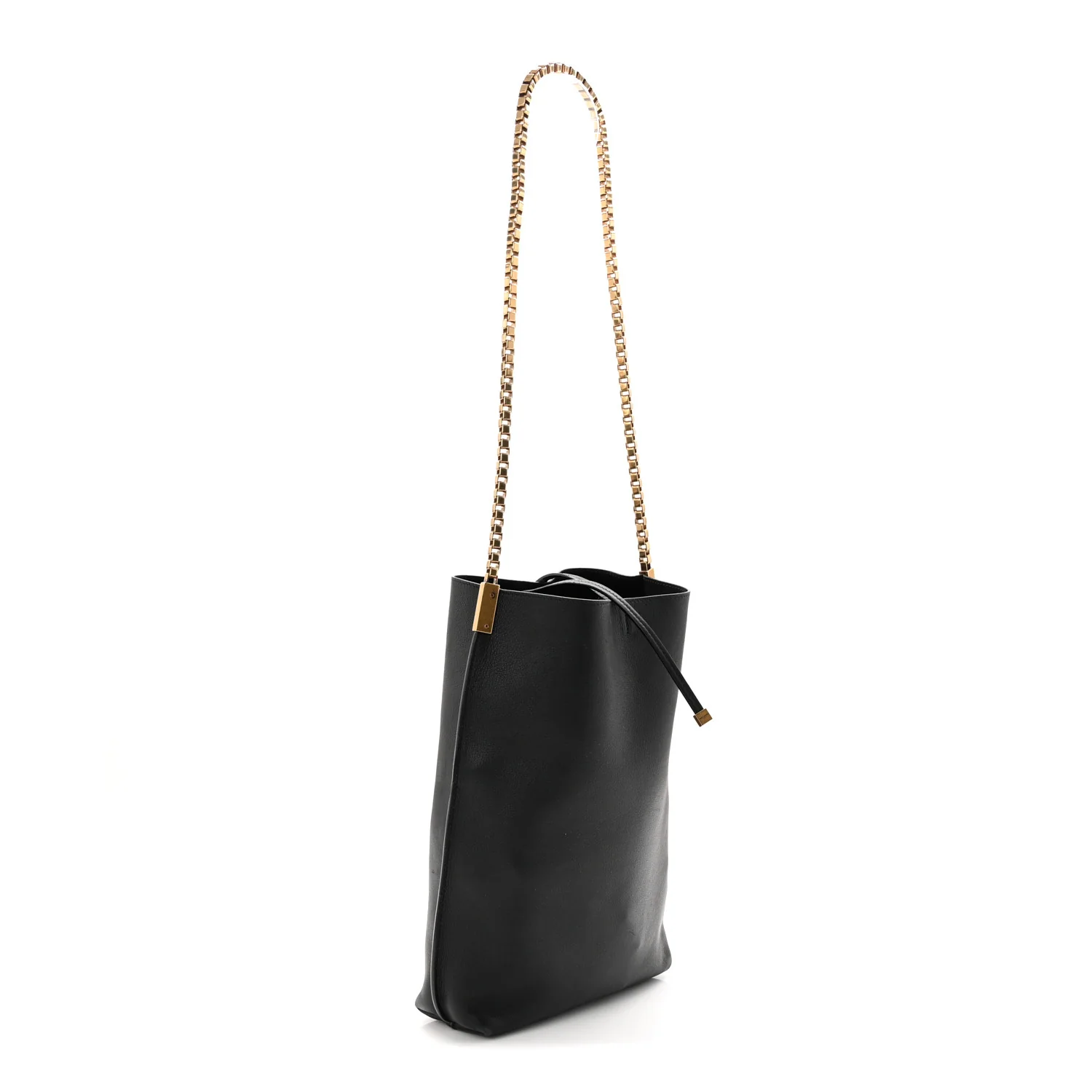 Calfskin Small Suzanne Hobo Black - Image 4