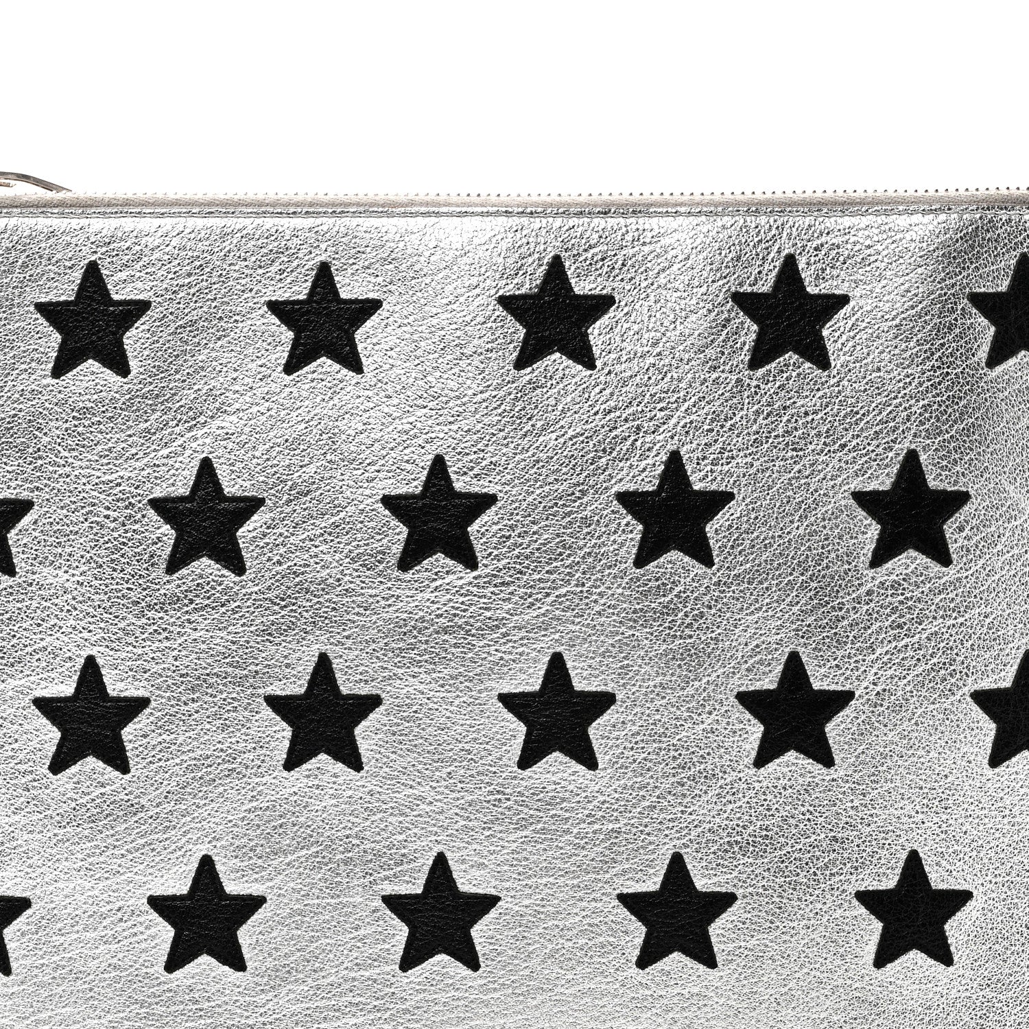 Calfskin Star Rider iPad Pouch Argento - Image 8