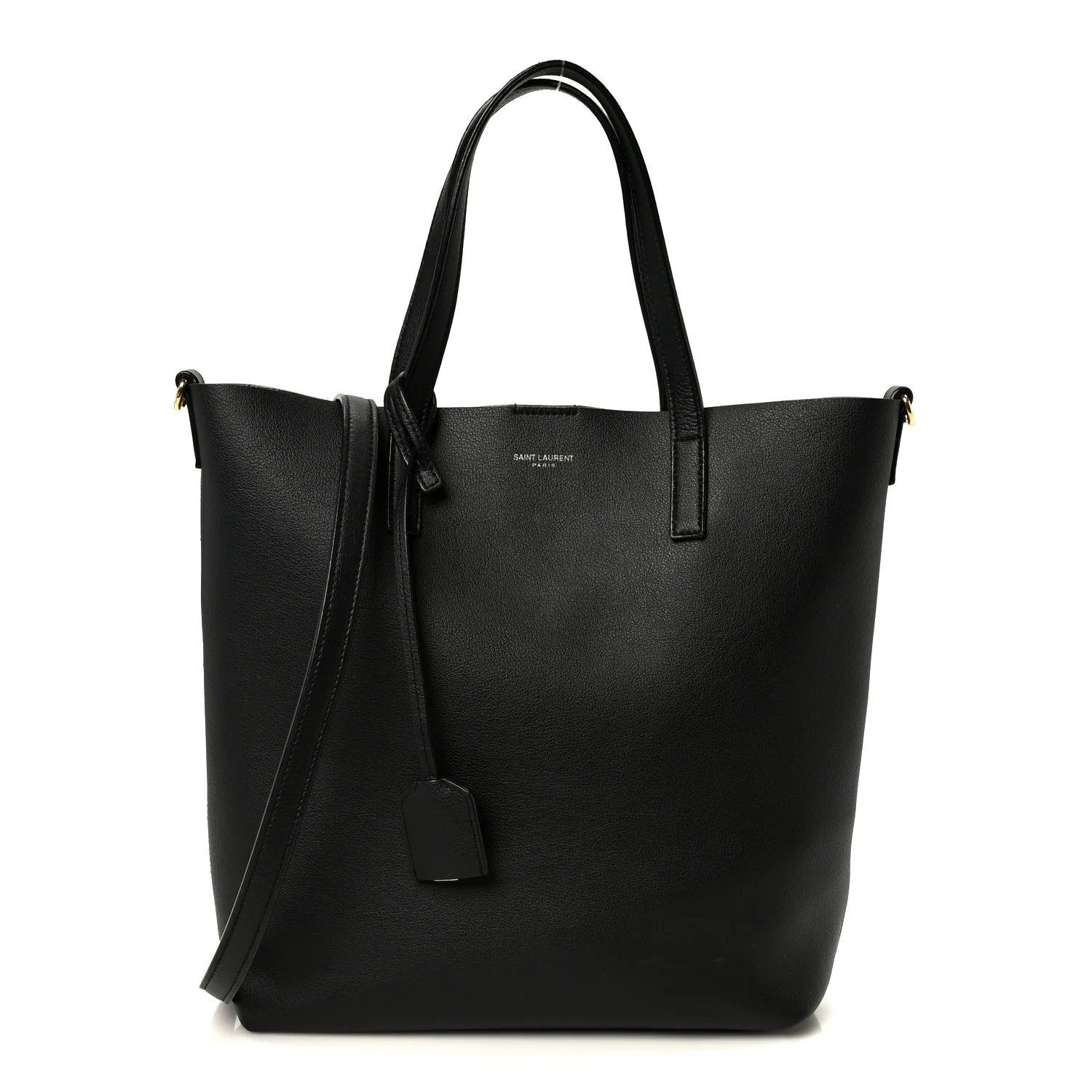 Calfskin Toy Shopping Tote Black