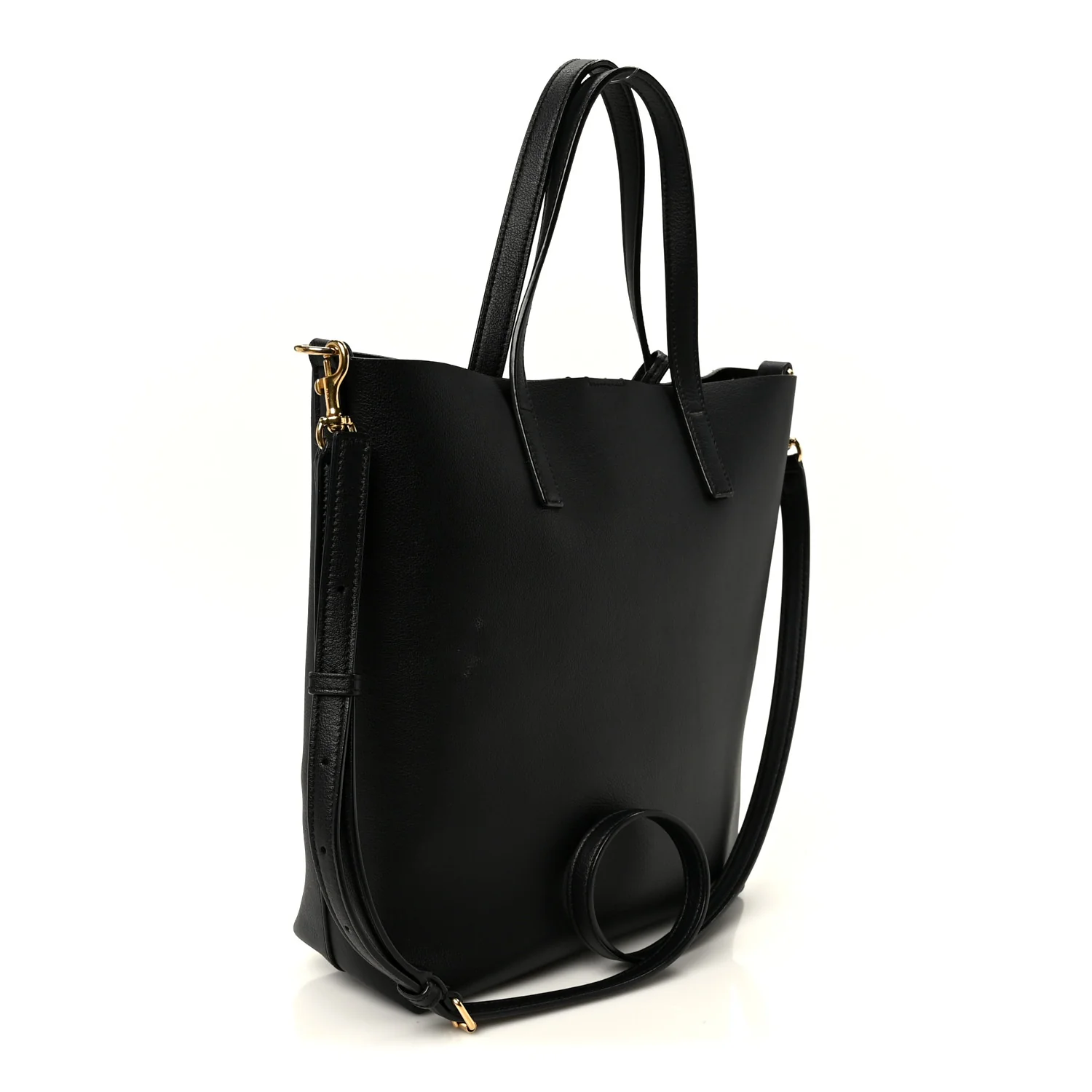Calfskin Toy Shopping Tote Black - Image 2