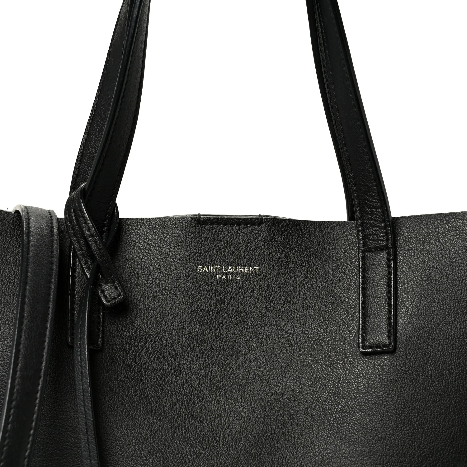 Calfskin Toy Shopping Tote Black - Image 7