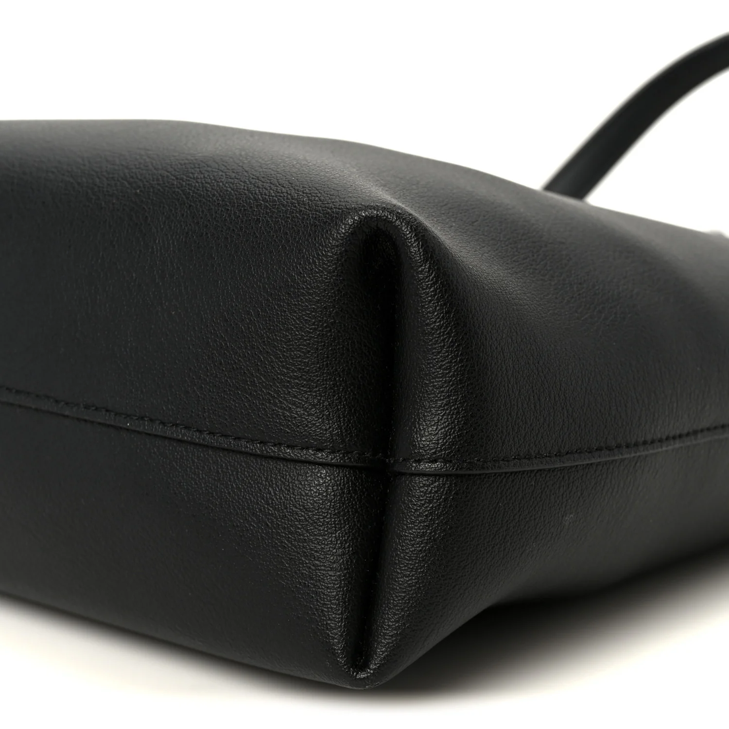 Calfskin Toy Shopping Tote Black - Image 9