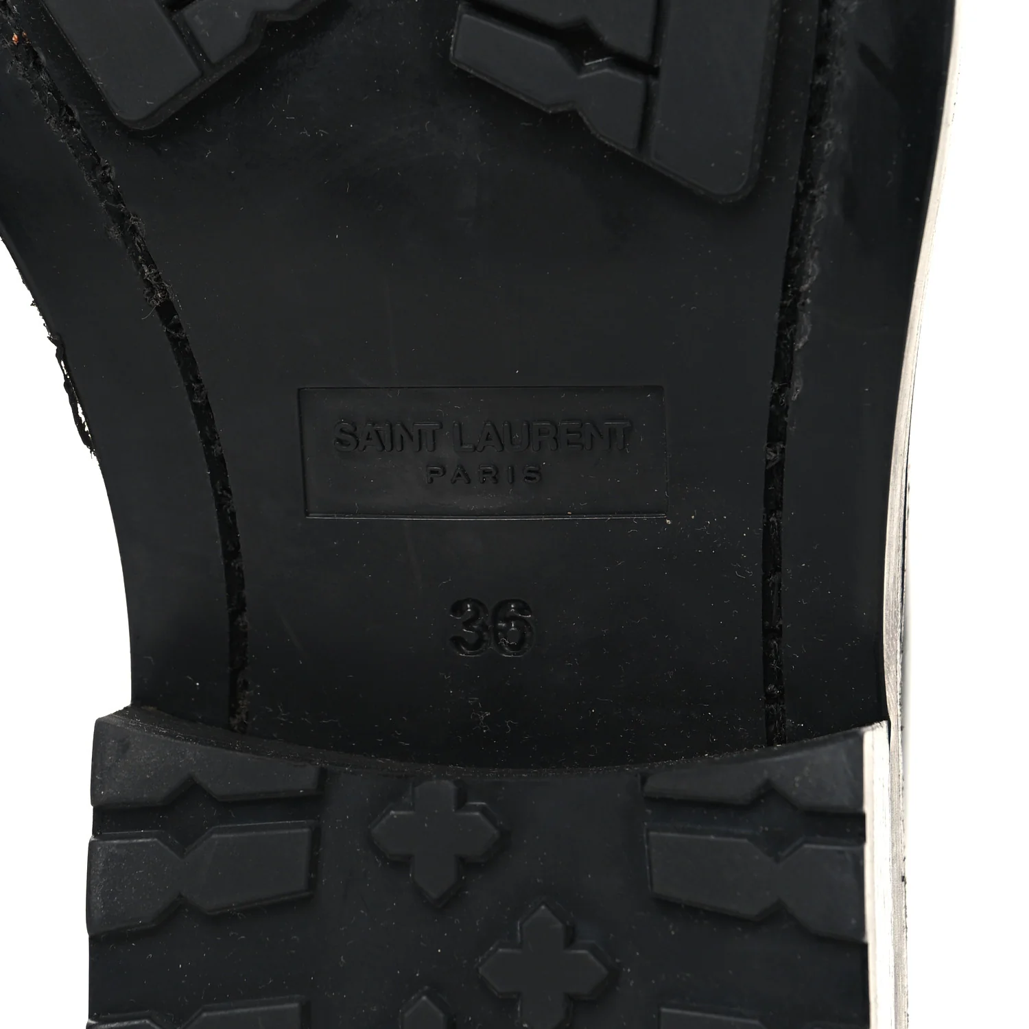 Calfskin Womens Army Combat Boots 36 Black - Image 8