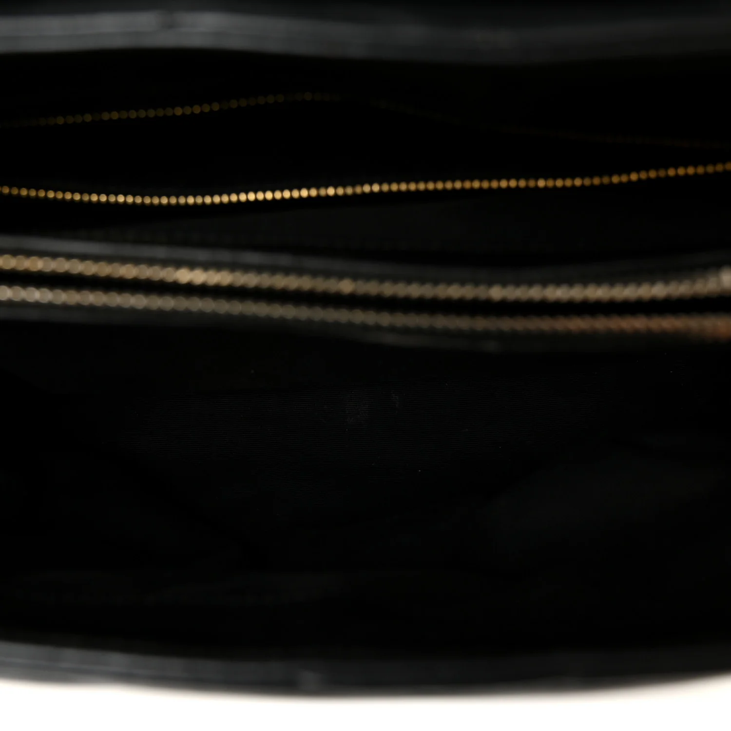 Calfskin Y Quilted Monogram Medium Loulou Chain Satchel Black - Image 5