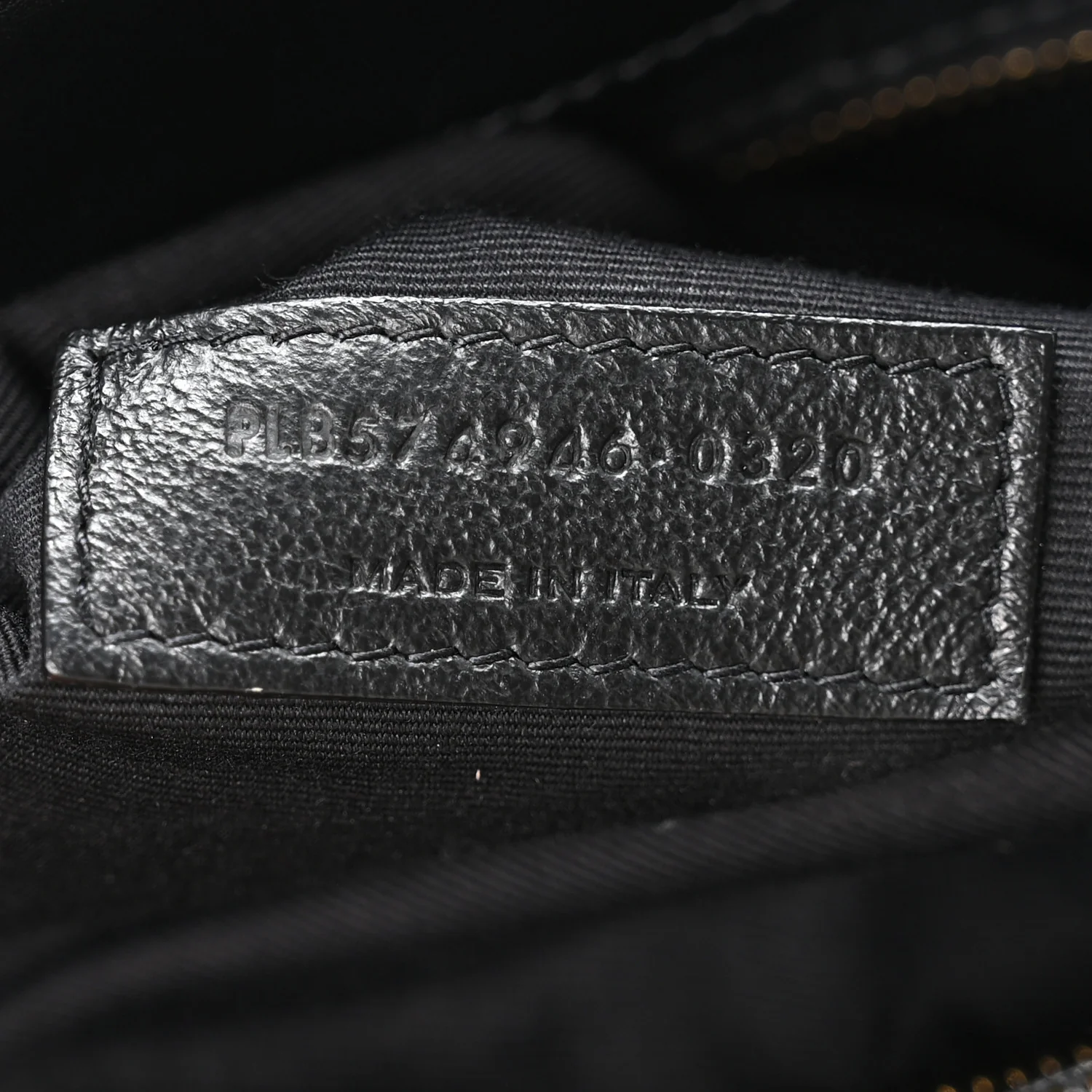 Calfskin Y Quilted Monogram Medium Loulou Chain Satchel Black - Image 7