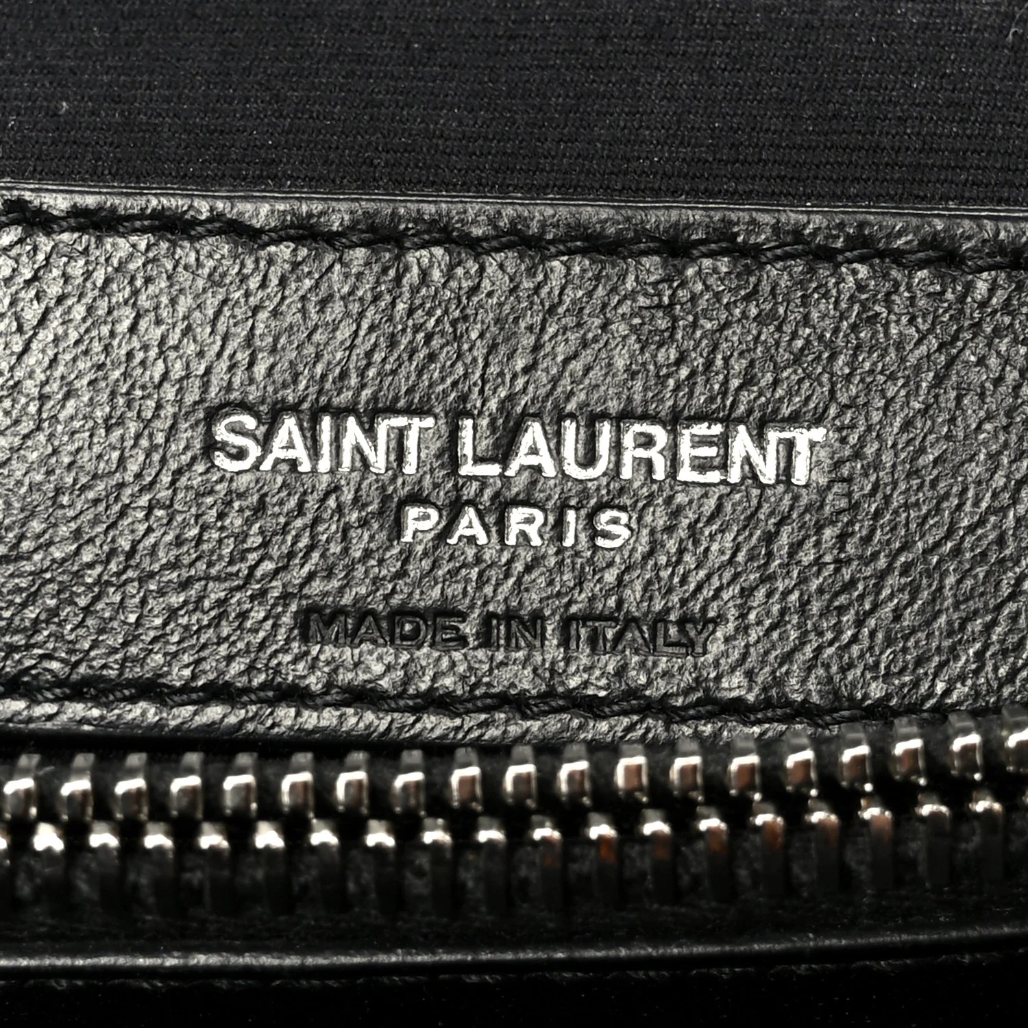 Calfskin Y Quilted Monogram Medium Loulou Chain Satchel Black - Image 6