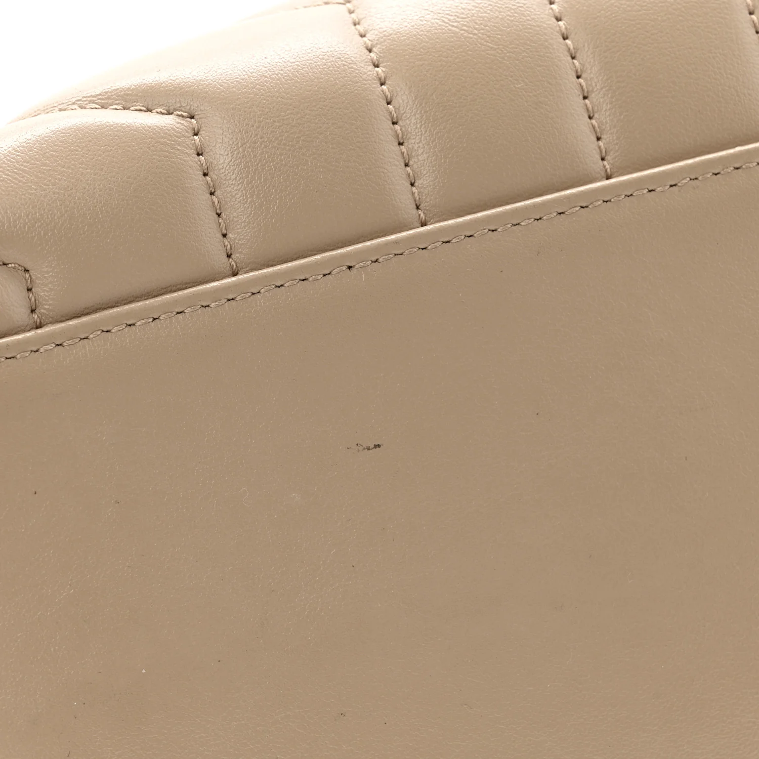 Calfskin Y Quilted Monogram Medium Loulou Chain Satchel Dark Beige - Image 13