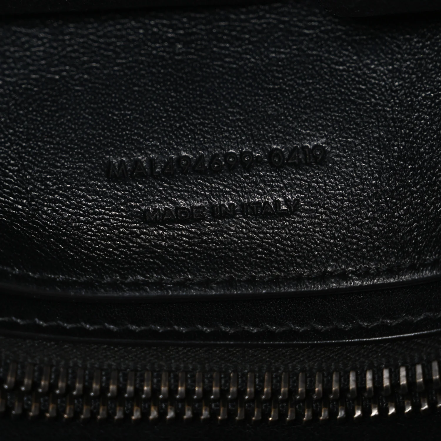 Calfskin Y Quilted Monogram Monochrome Small Loulou Chain Satchel Black - Image 7