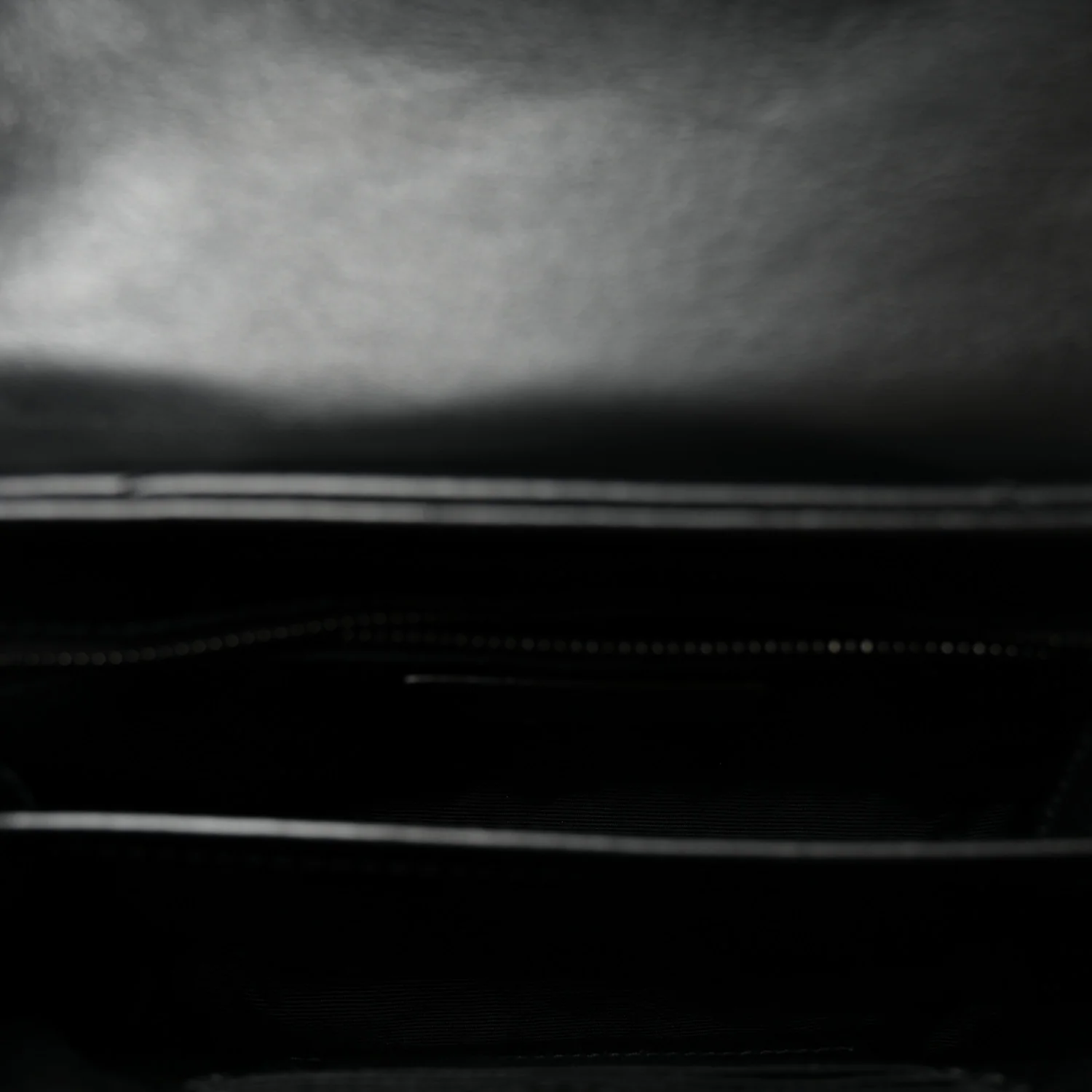 Calfskin Y Quilted Monogram Monochrome Toy Loulou Crossbody Bag Black - Image 5